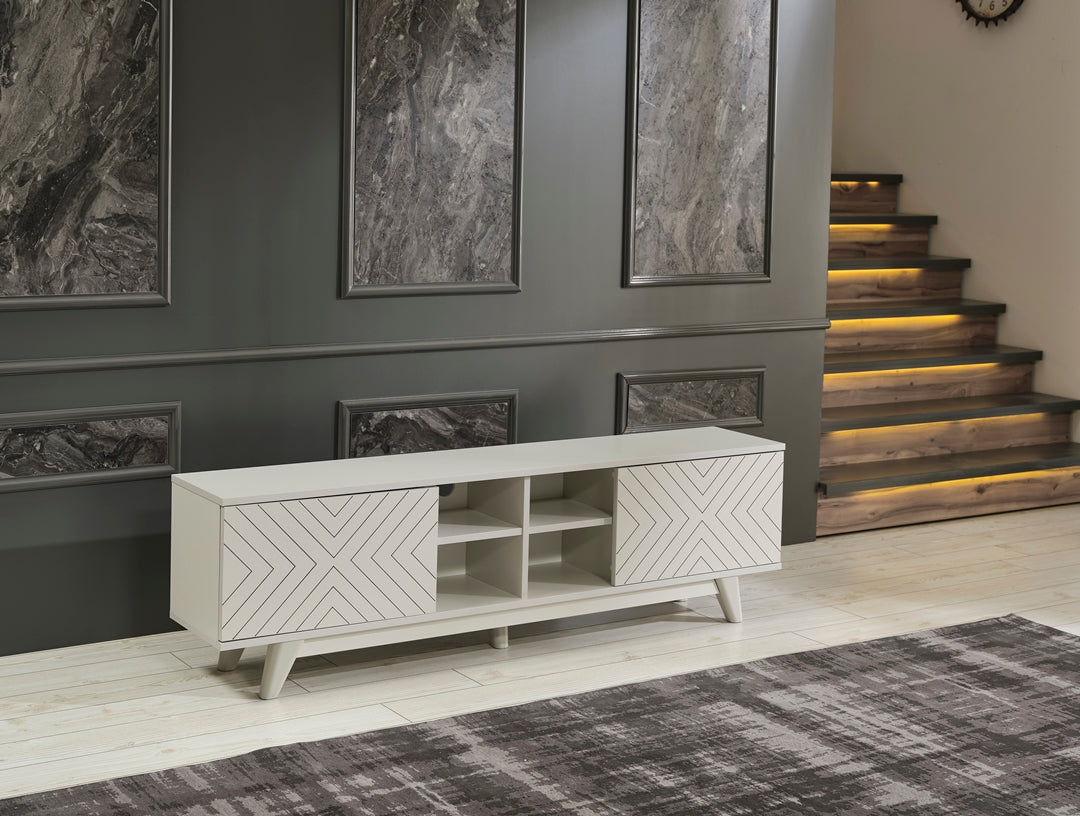 Lina Tv Stand Grey