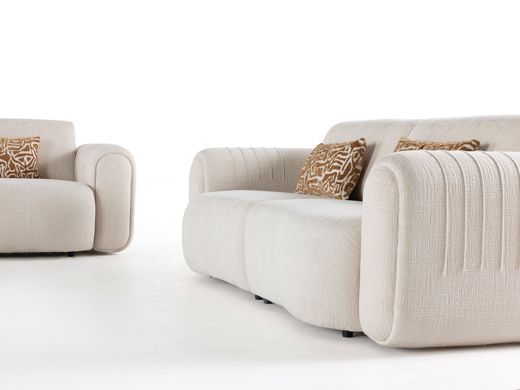 Lotus 4-pieces (2 Sofa & 2 Chair) Livingroom