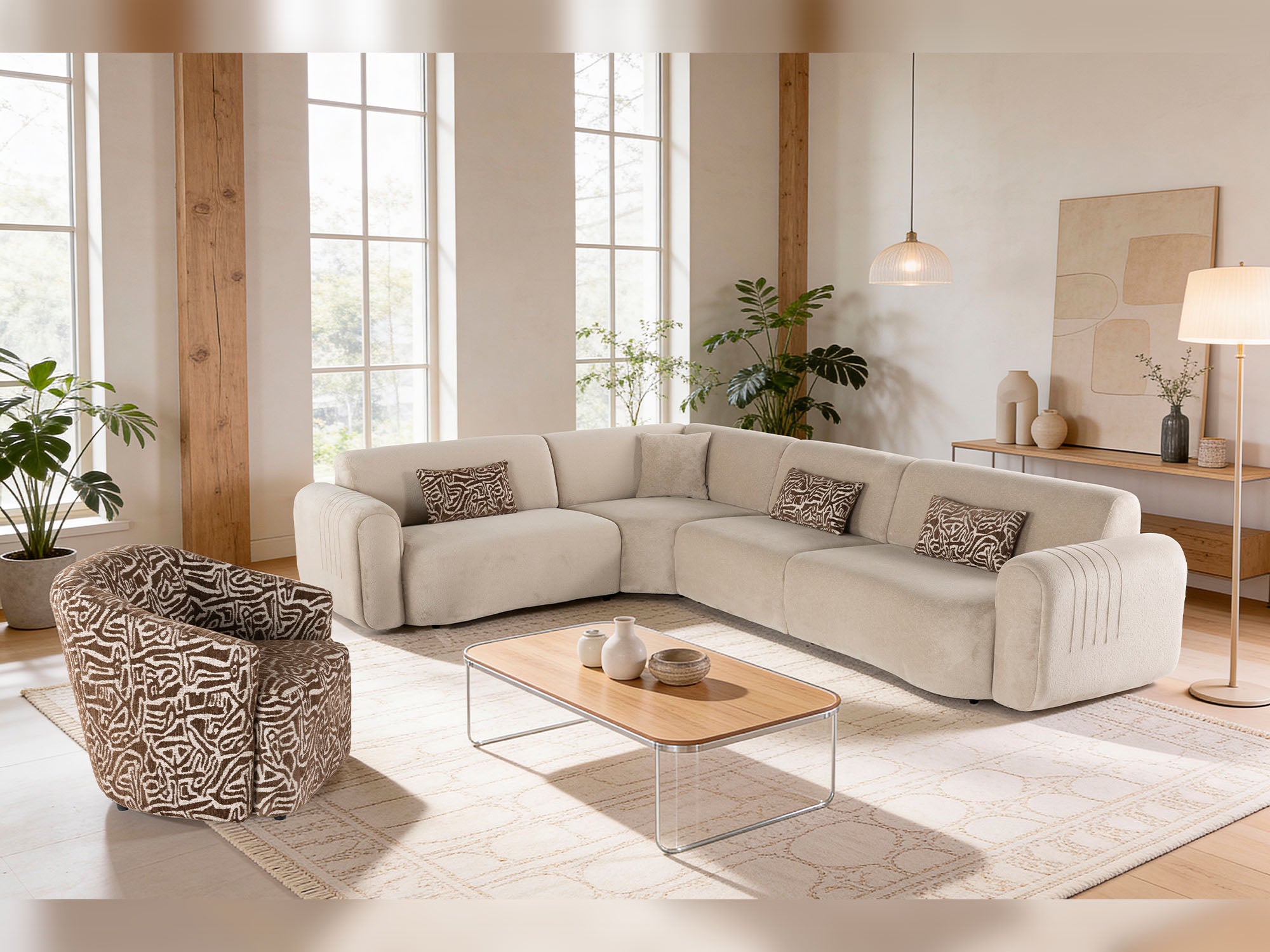 Lotus Sectional Sofa