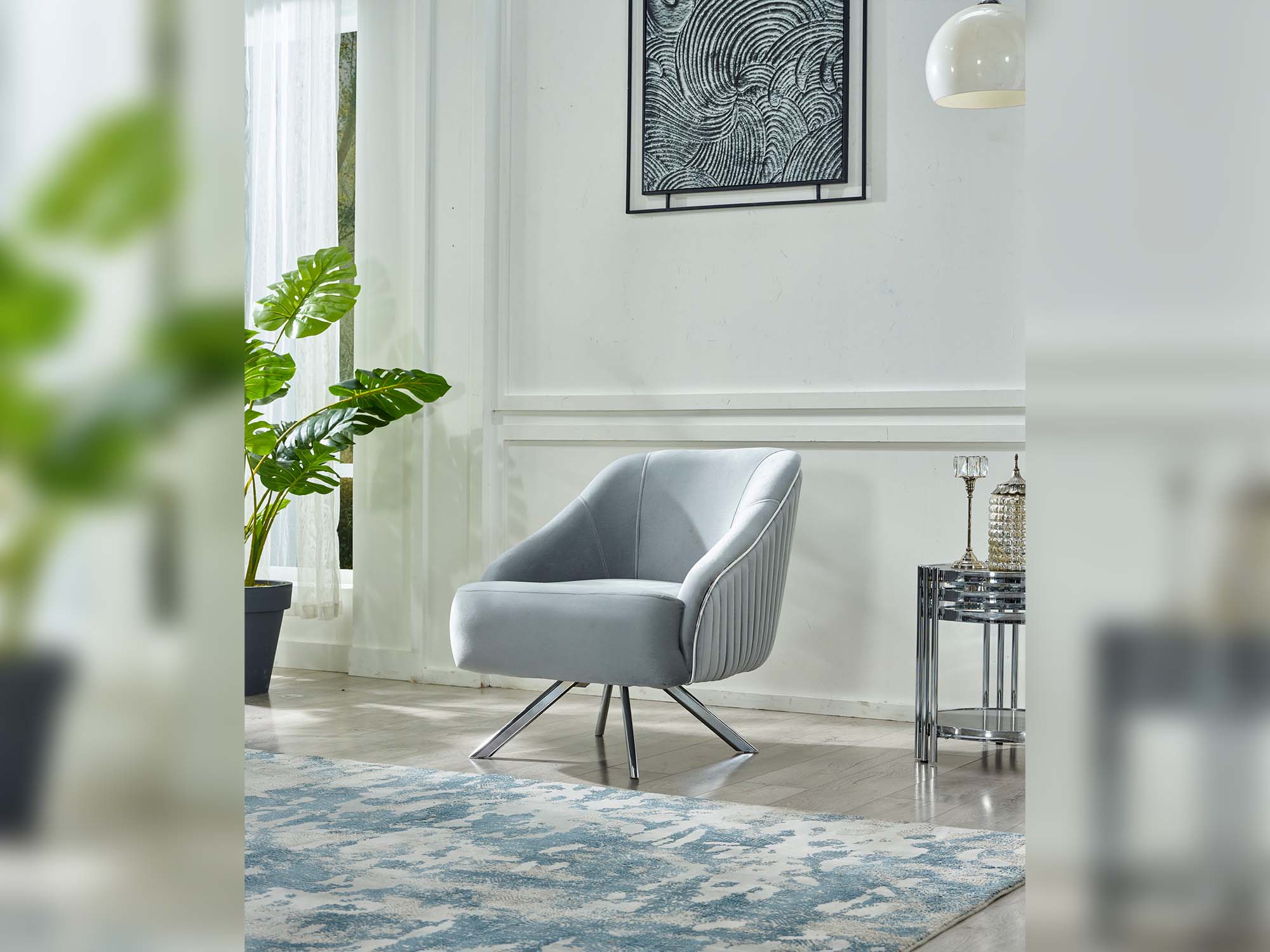 Lucas Chair Light Grey