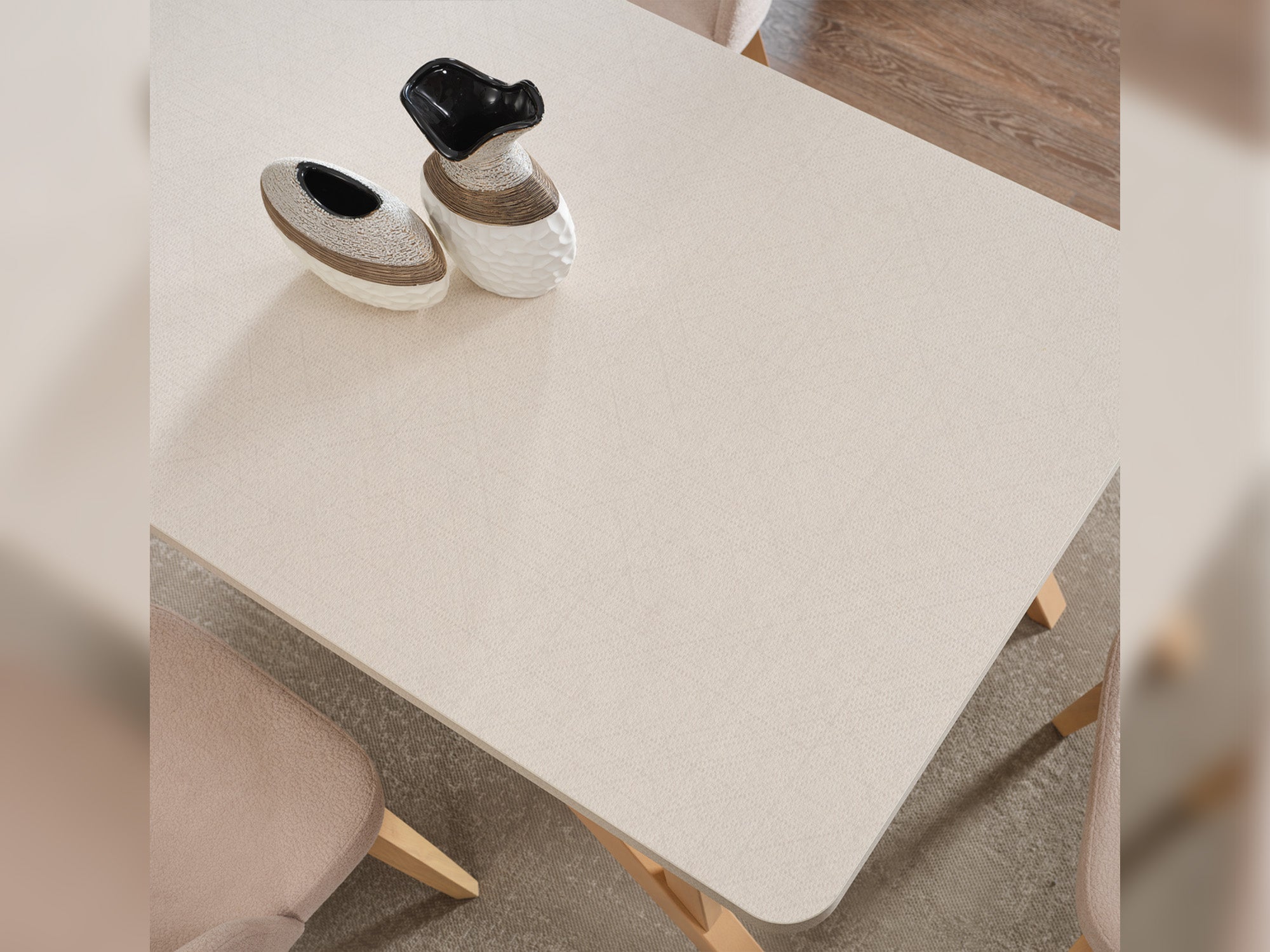 Lugano Diningroom (Consol With Mirror & Dining Table & 6 Dining Chair)