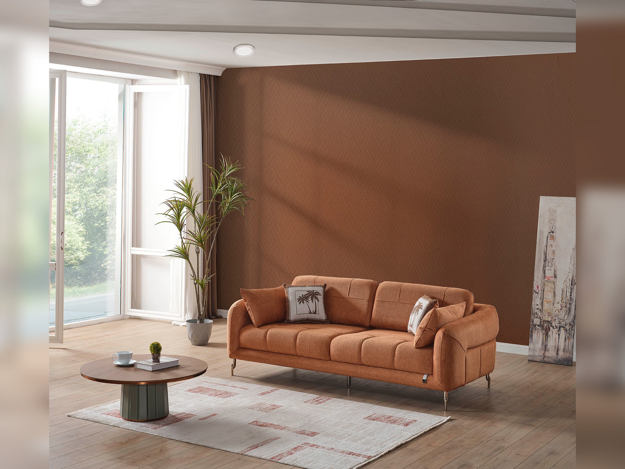 Lugano 3-pieces (Sofa & Loveseat & Relax Chair) Livingroom