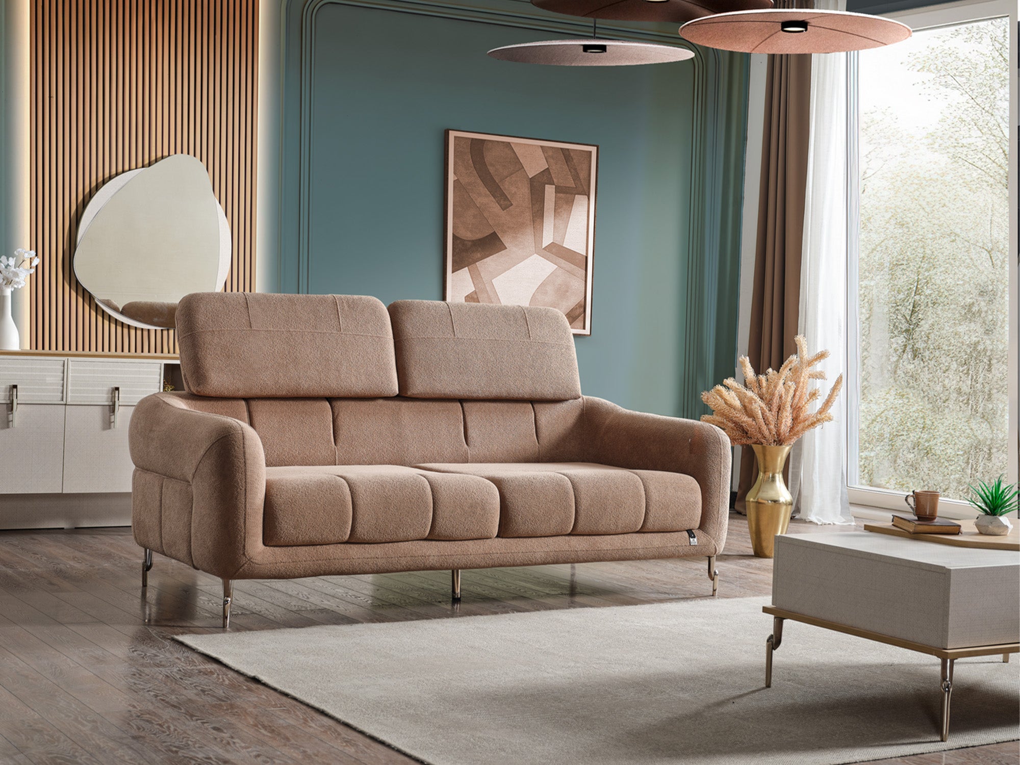 Lugano 3-pieces (Sofa & Loveseat & Relax Chair) Livingroom