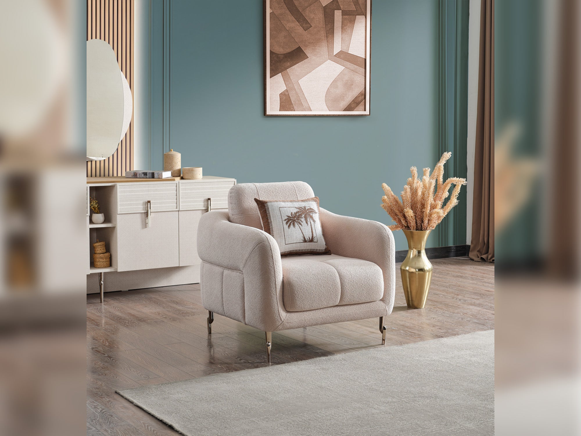 Lugano 3-pieces (Sofa & Loveseat & Relax Chair) Livingroom