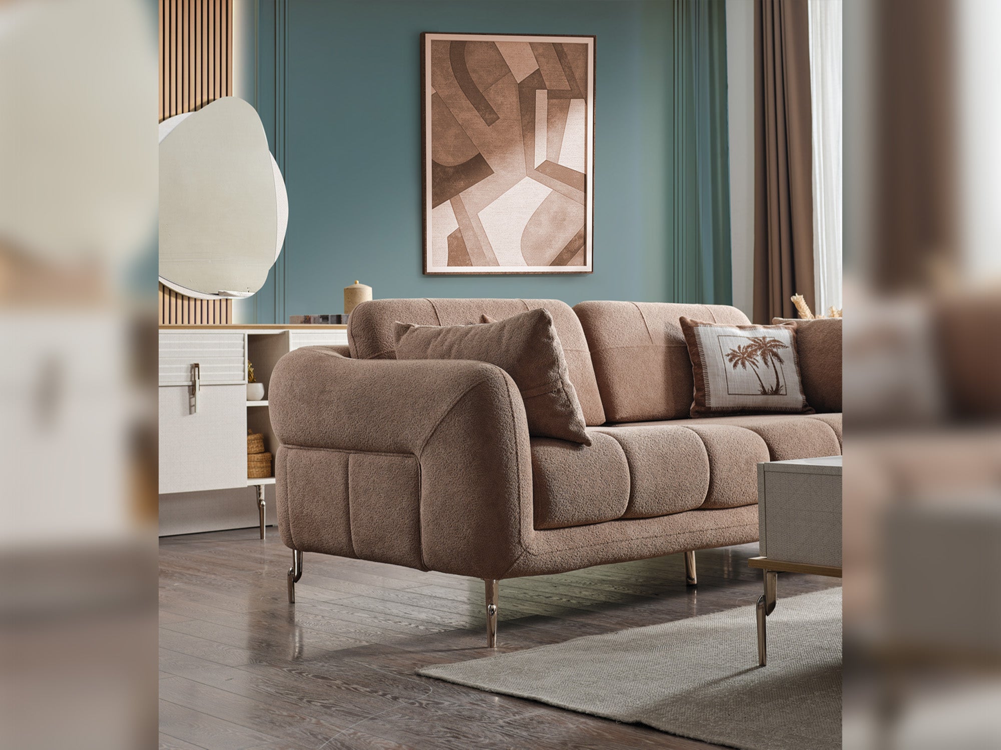 Lugano 3-pieces (Sofa & Loveseat & Relax Chair) Livingroom