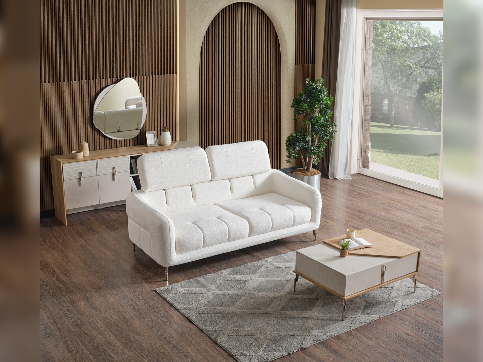 Lugano 3-pieces (Sofa & Loveseat & Relax Chair) Livingroom