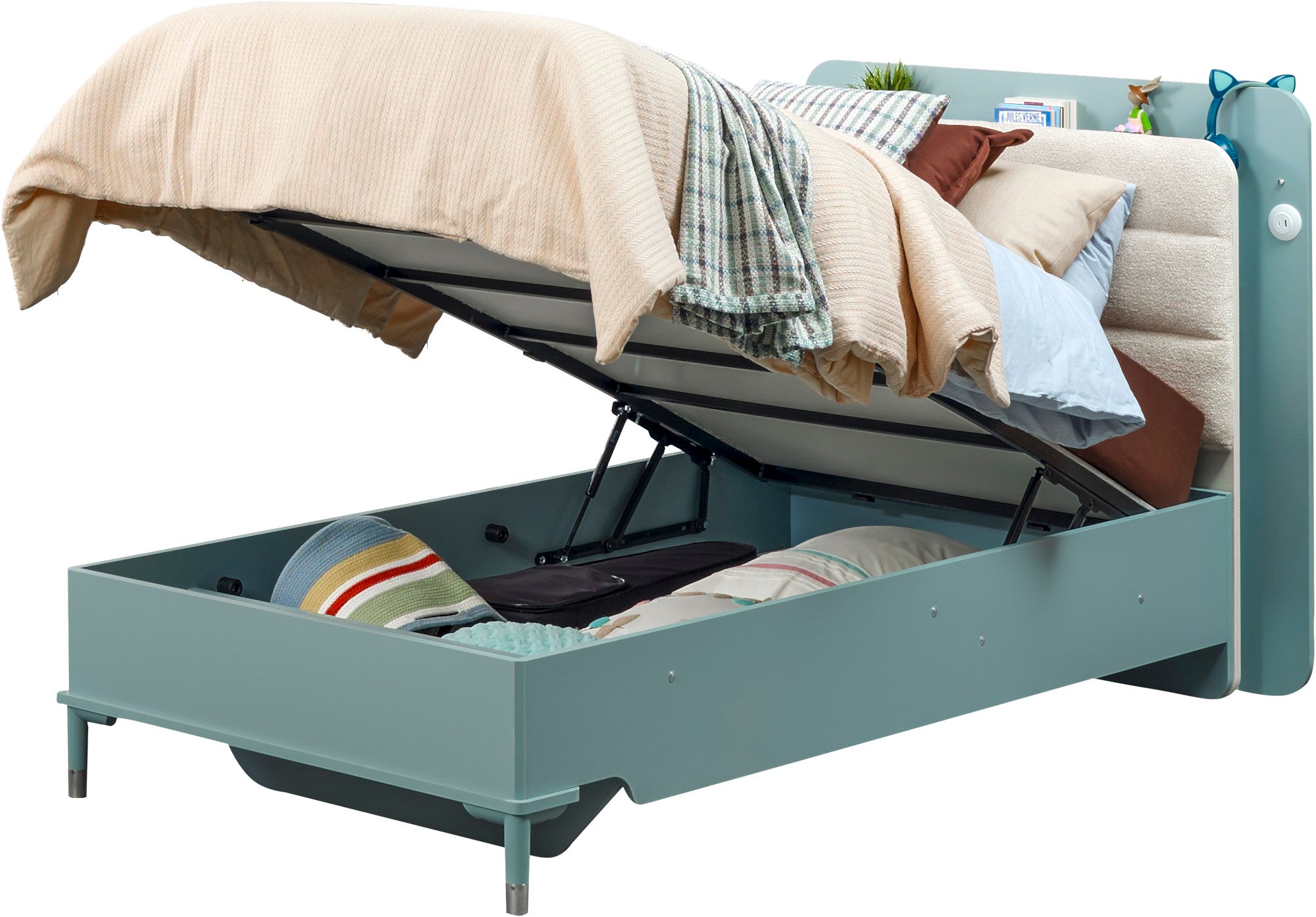Marin Kids Room Set (Twin Bed & Study Desk & Nightstand)
