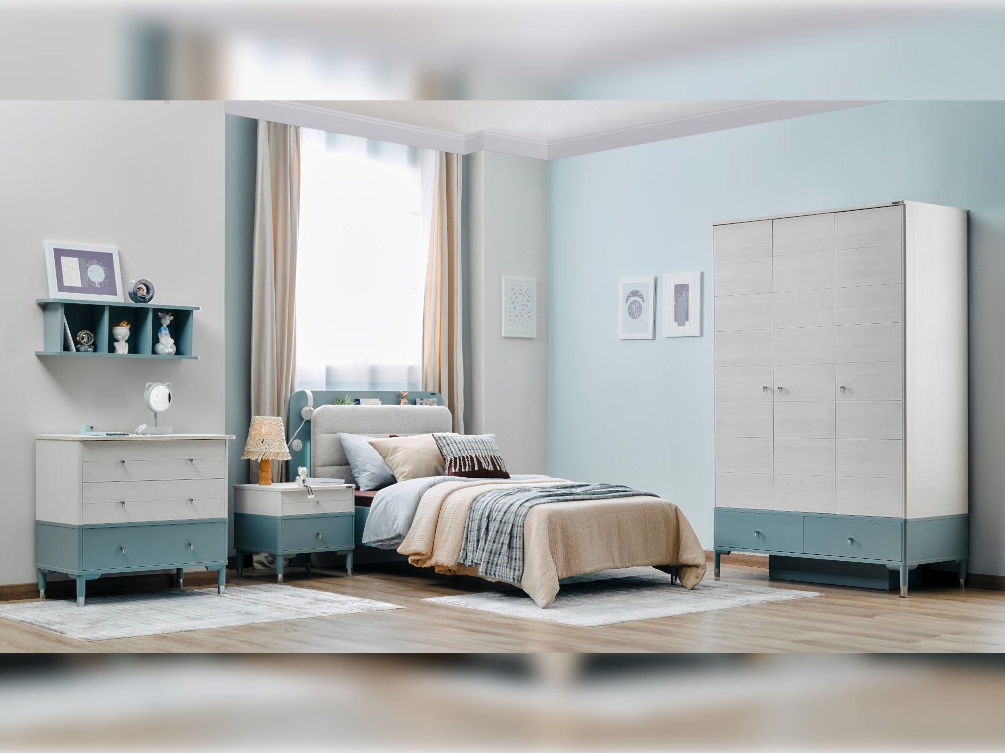 Marin Twin Bed With Headboard