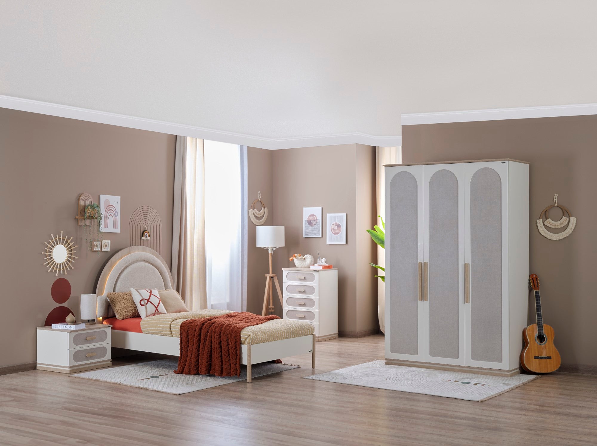 Mosso Twin Bed With Headboard