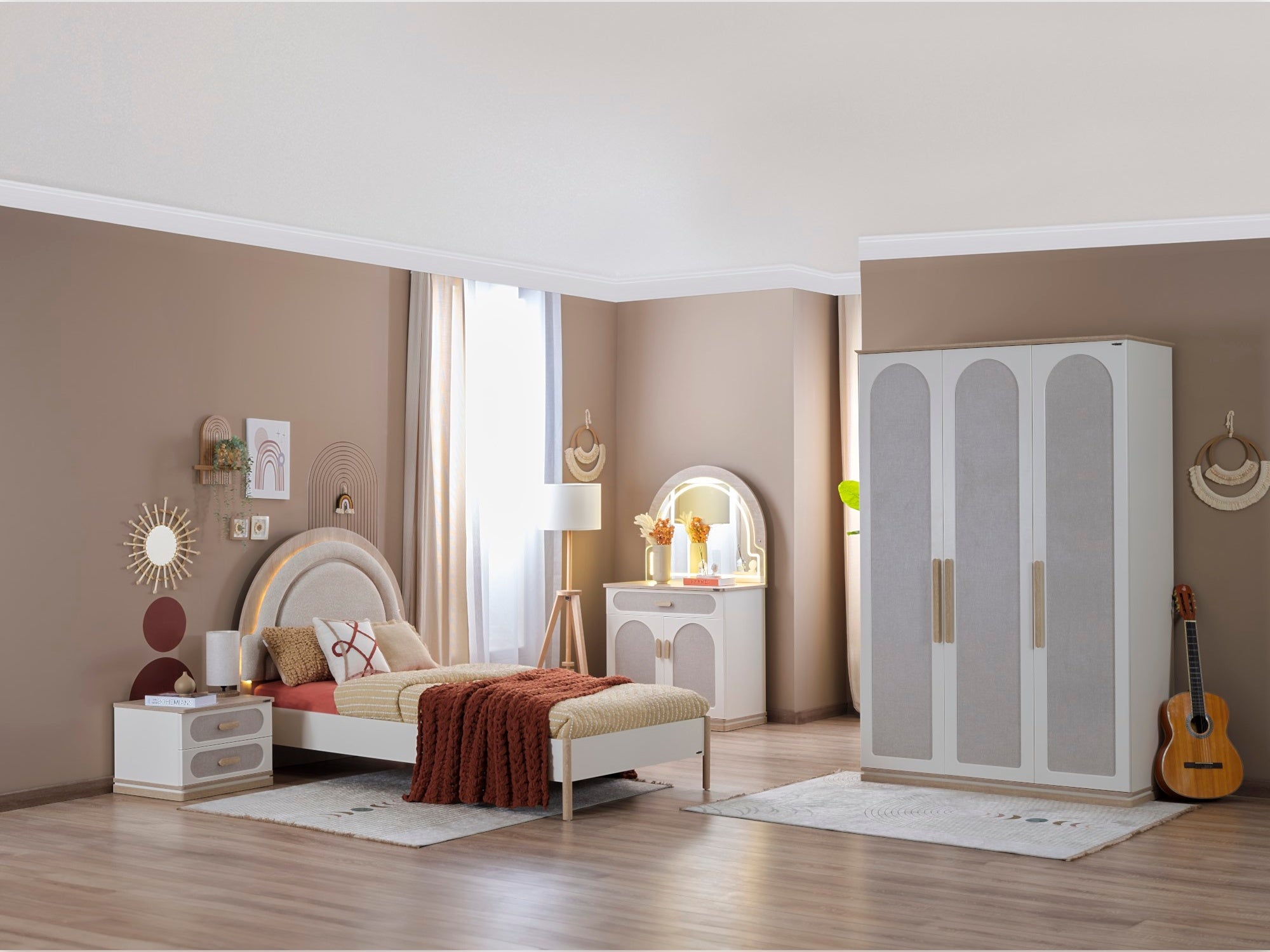 Mosso Twin Bed With Headboard