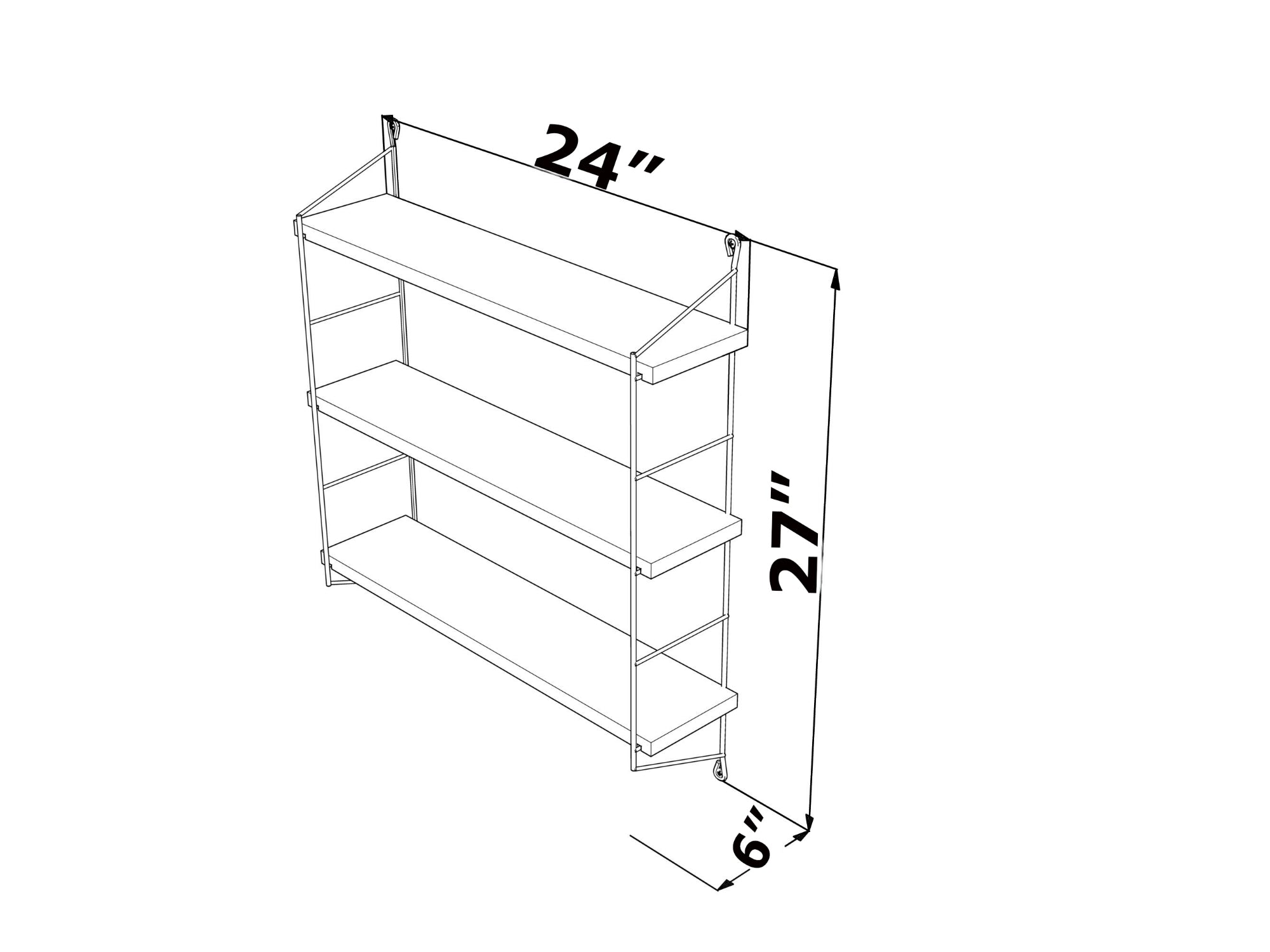 Neelix Triple Shelf