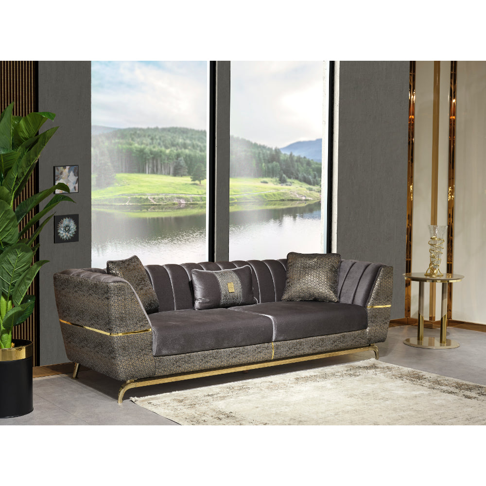 Madrid Stationary Sofa Grey