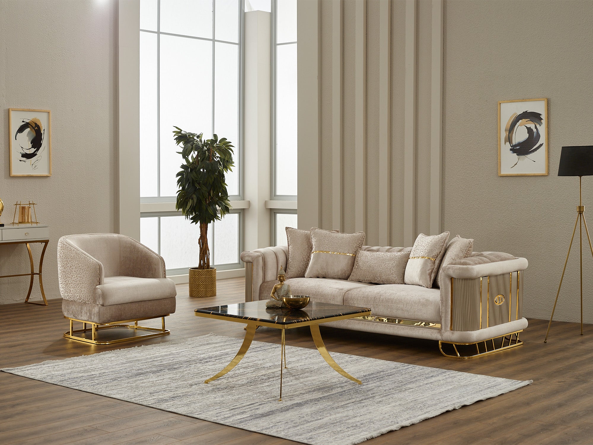 Majeste Stationary Loveseat