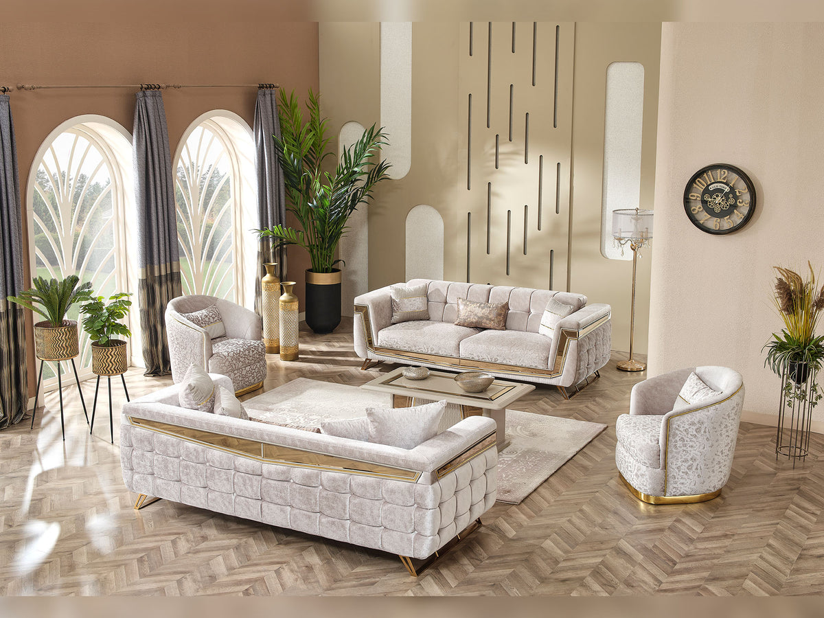Milano Max 3-pieces (Sofa & Loveseat & Chair) Livingroom