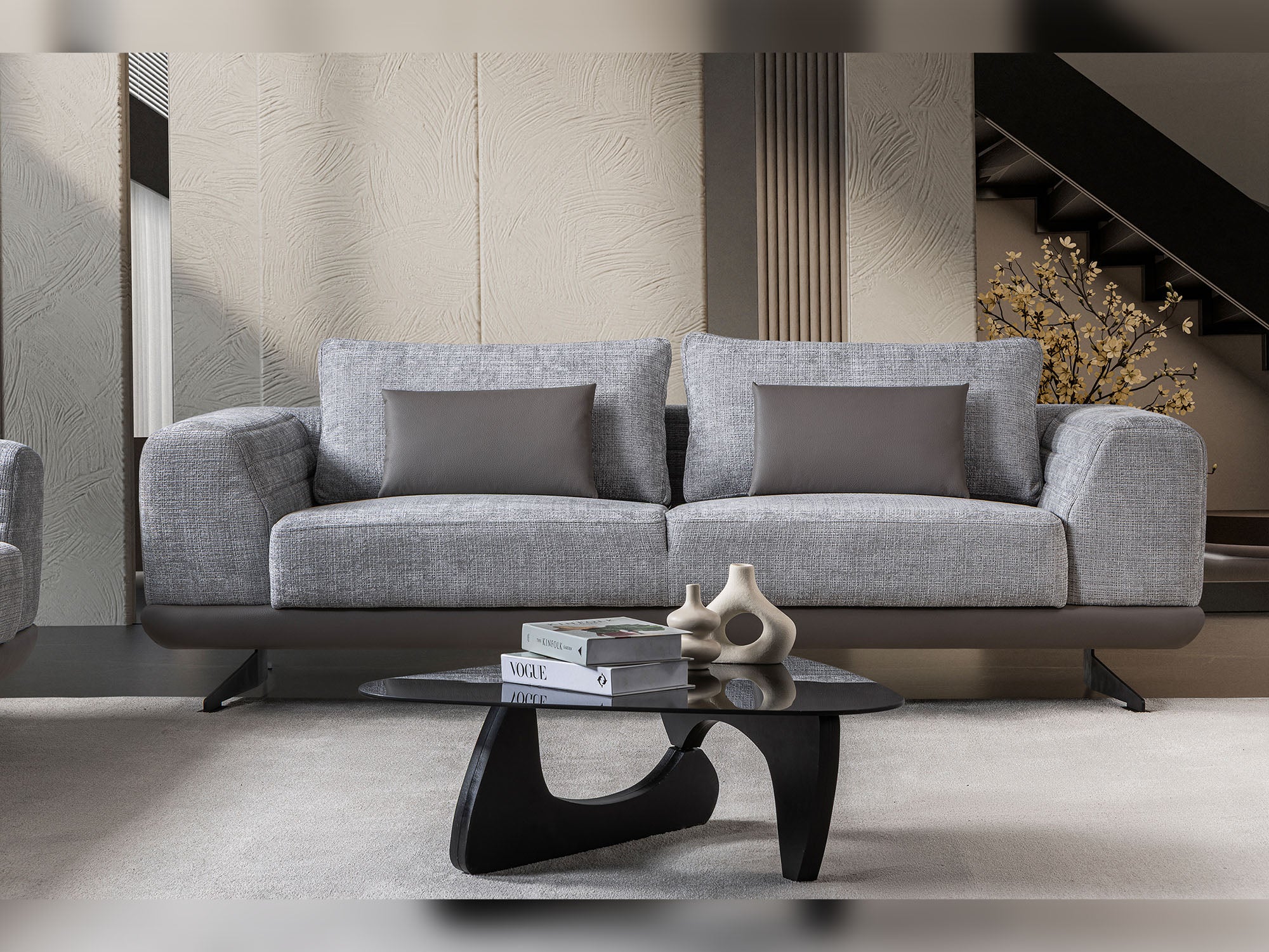 Milano Stationary Loveseat