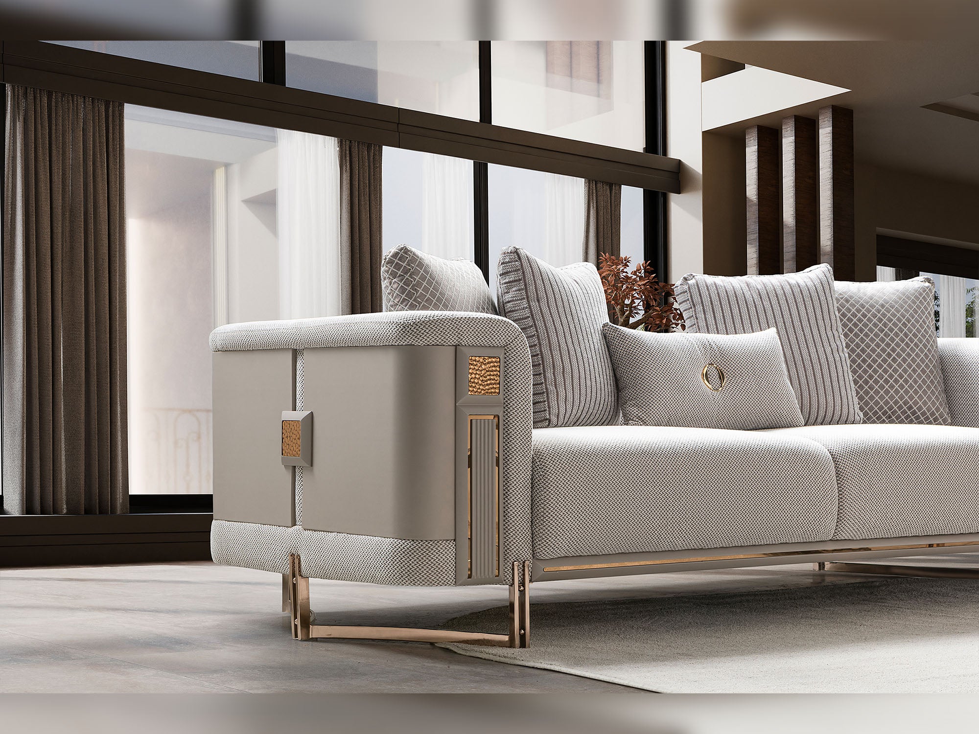 Mirage Stationary Loveseat