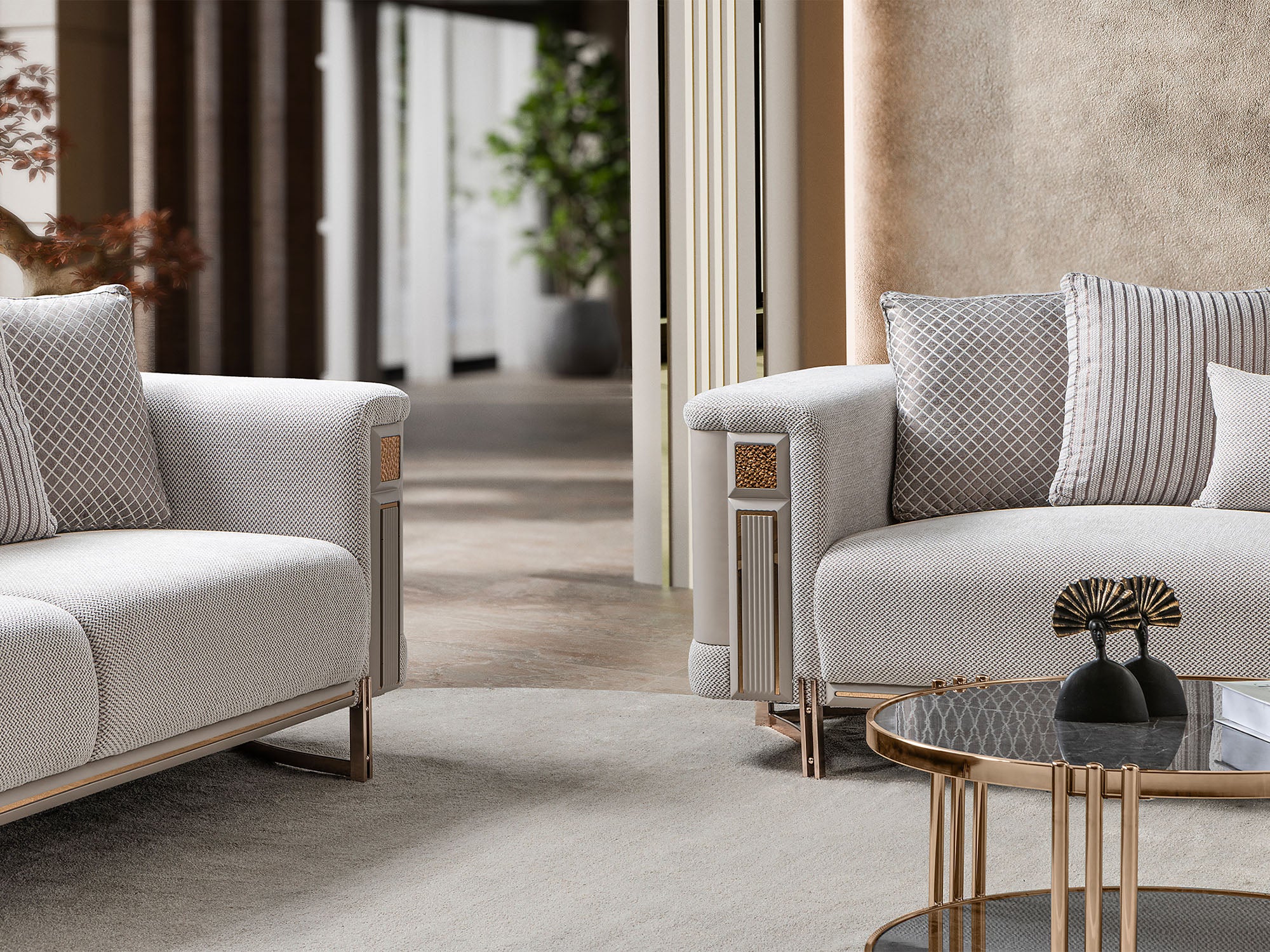 Mirage Stationary Loveseat