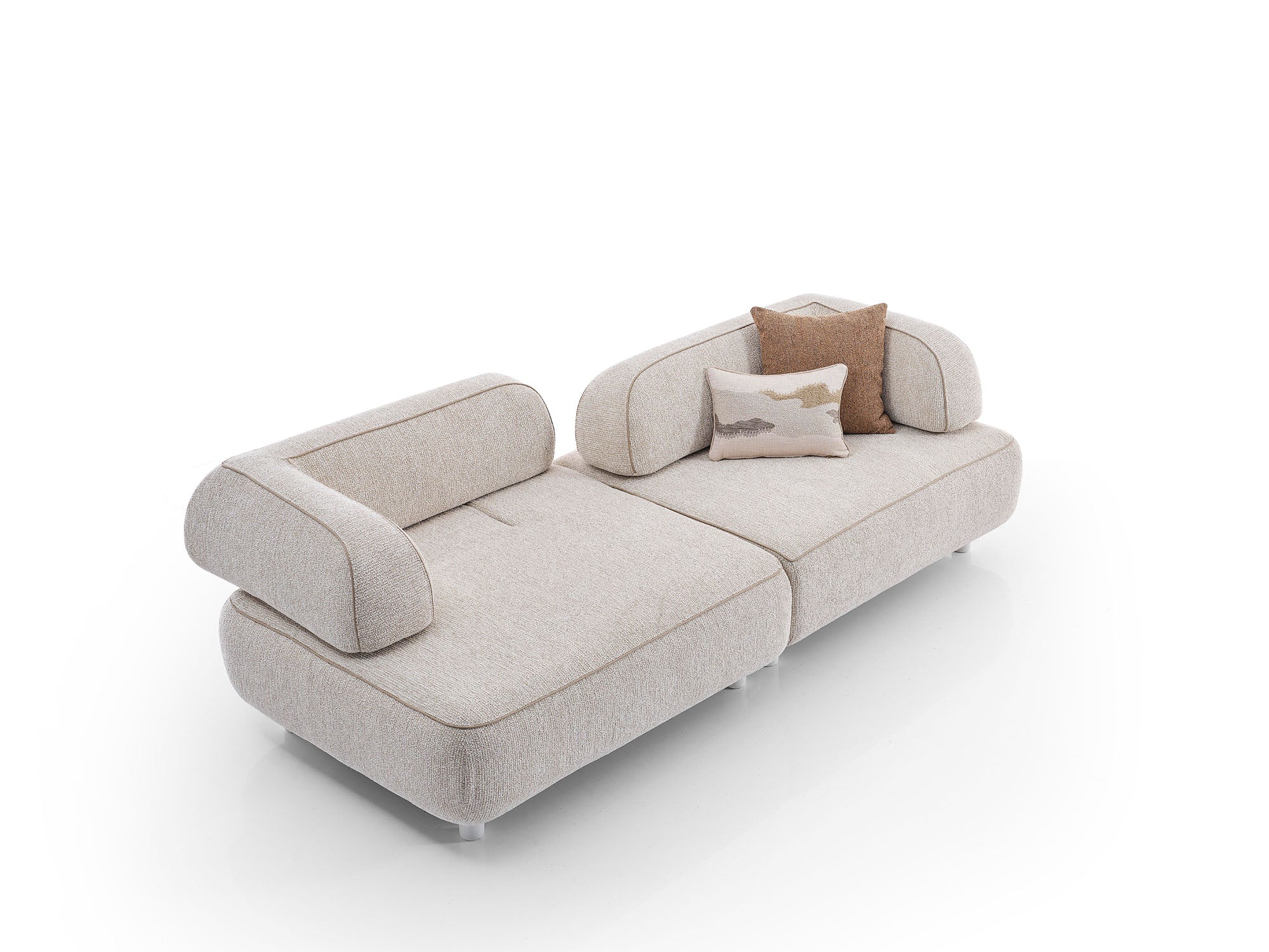 Mokka 4-pieces (Module Sofa & Sofa & 2 Chair) Livingroom