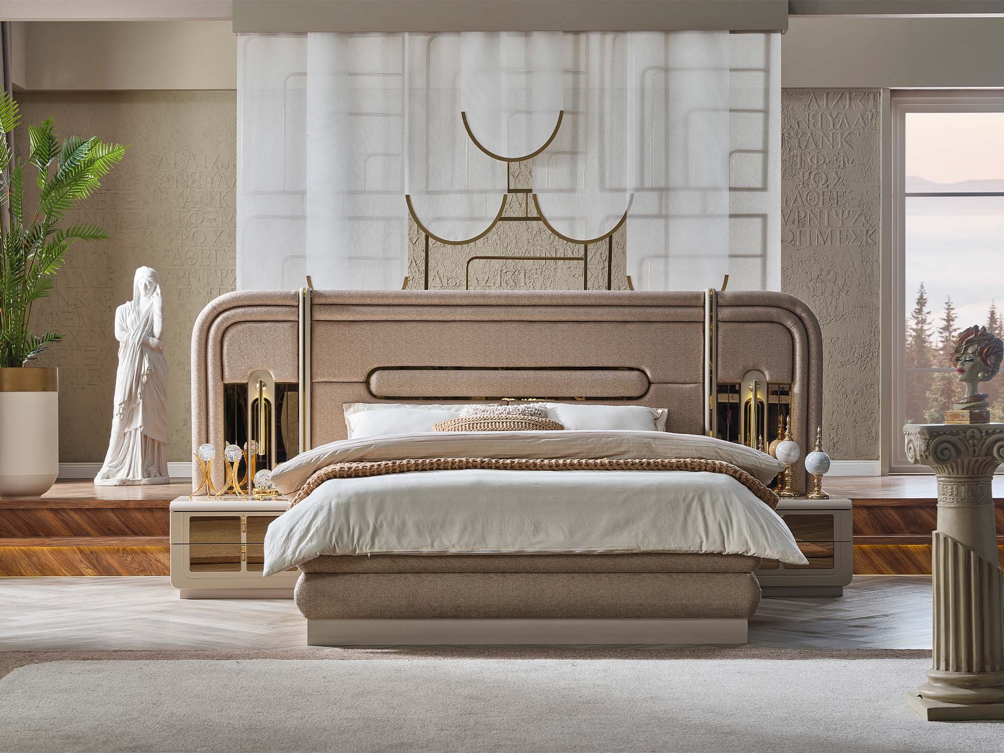 Monza Bed Frame With Headboard