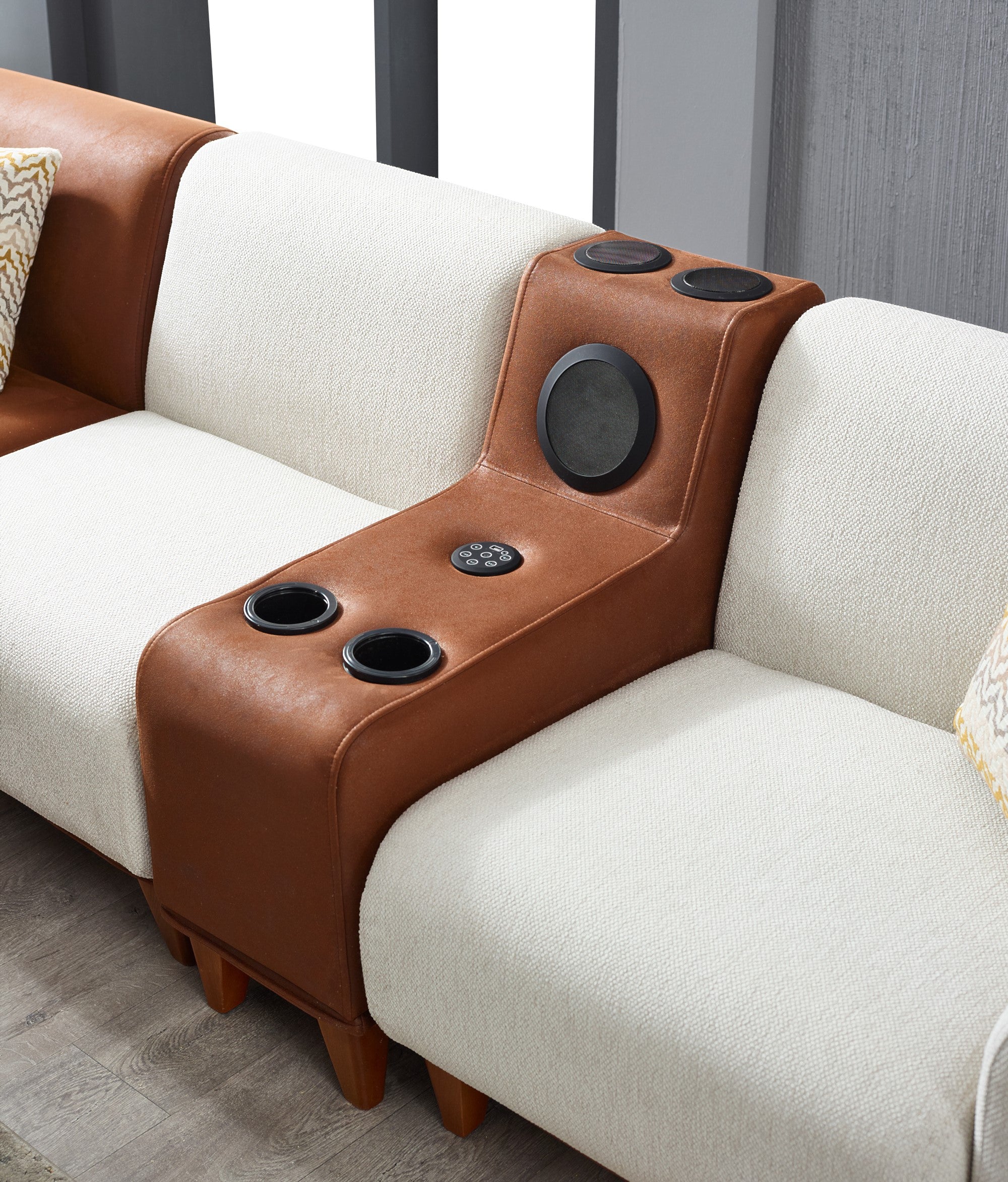 Mustang Modular Sectional Sofa Cream