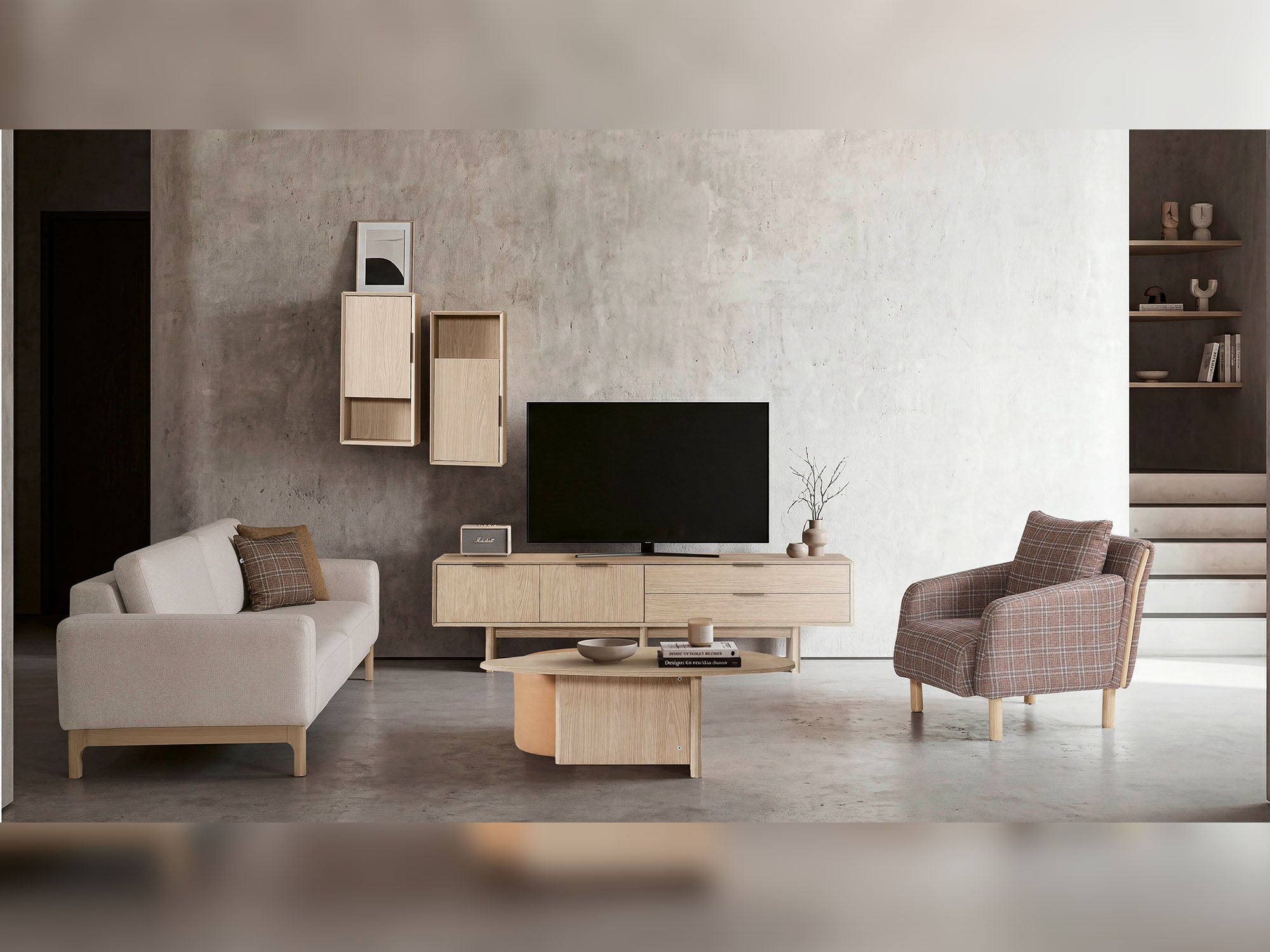 Nora 4-pieces (2 Sofa & 2 Chair) Livingroom
