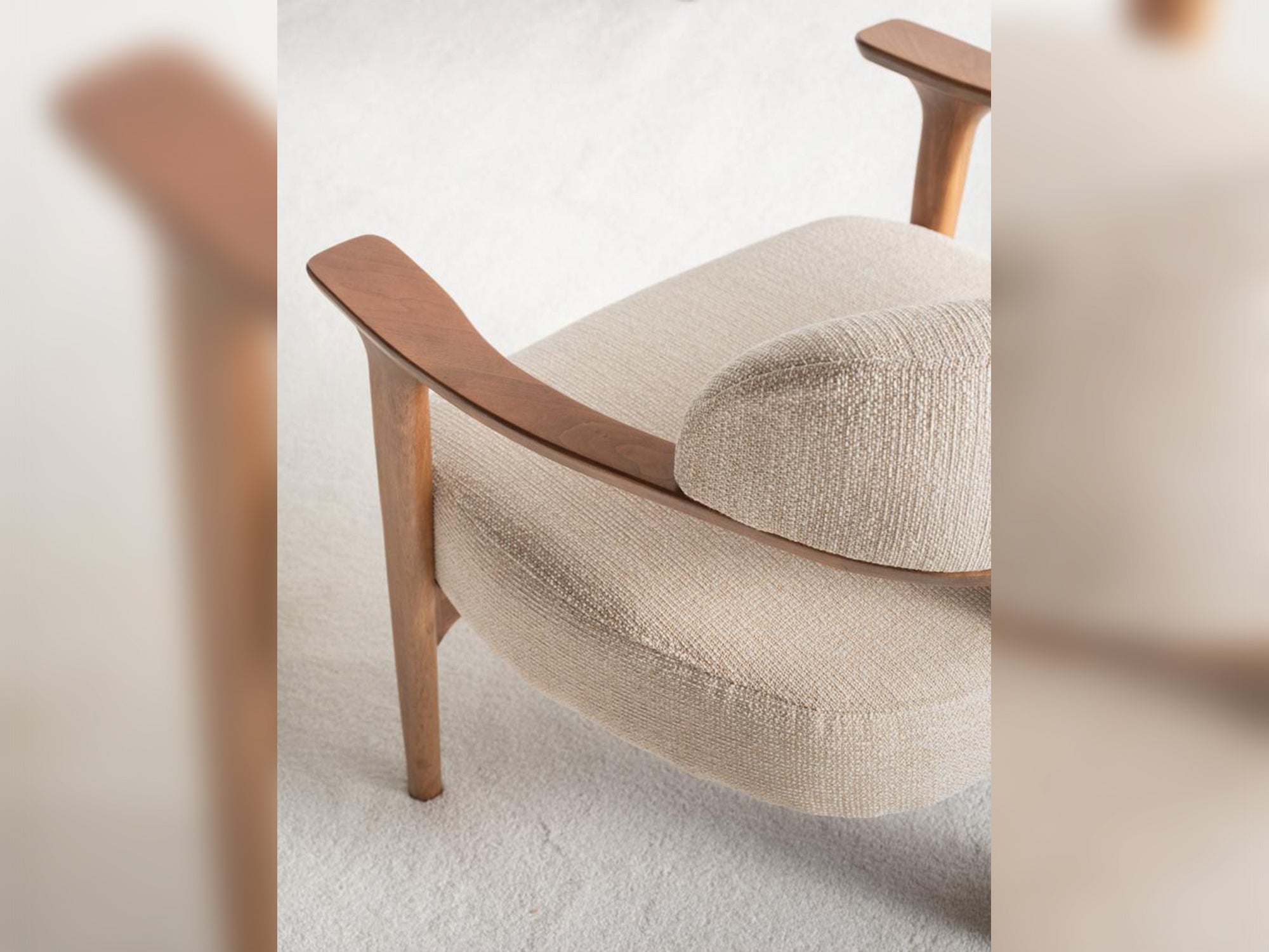 Odin 4-pieces (4 Seater Sofa & 3 Seater Sofa & 2 Chair) Livingroom Set Cream