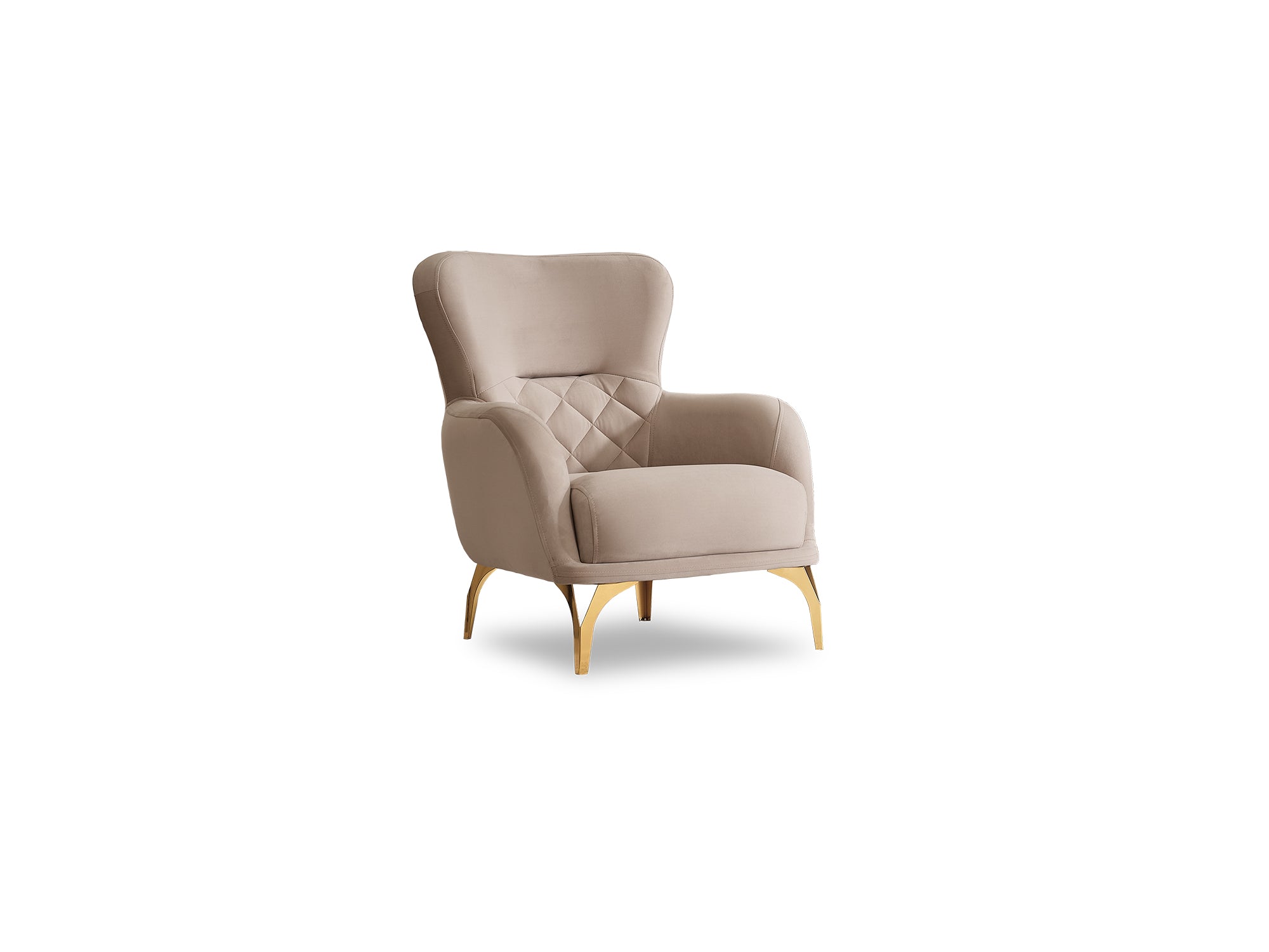 Orlando 3-pieces (Sofa & Loveseat & Chair) Livingroom Set Beige
