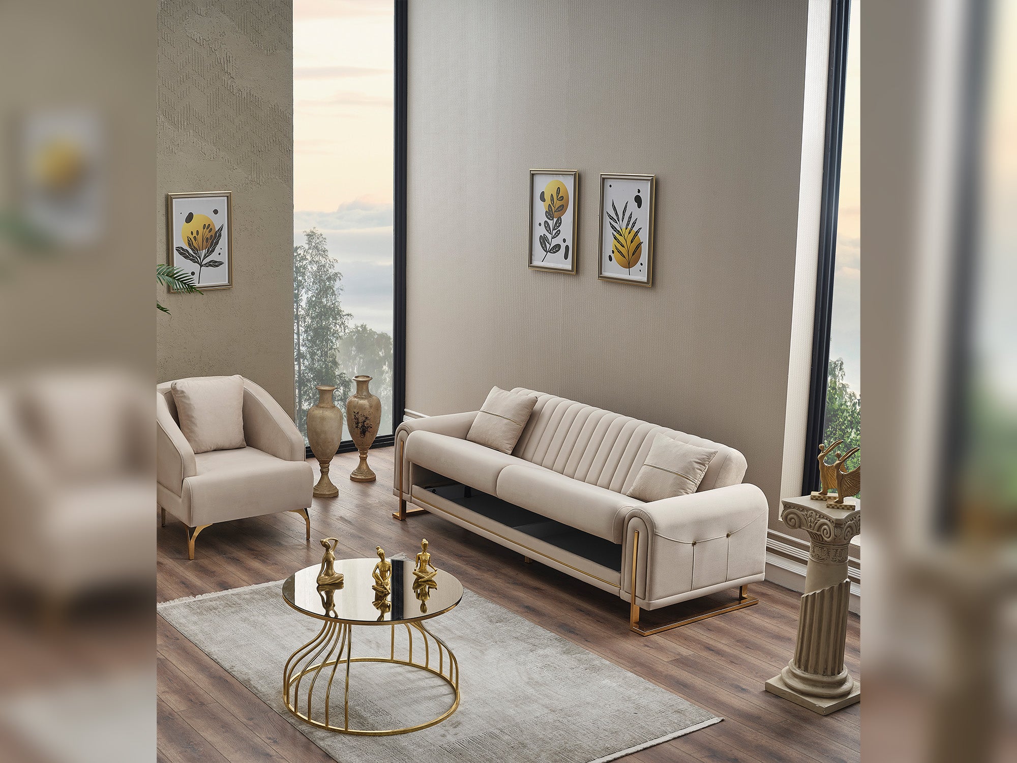 Oscar Convertible Sofa