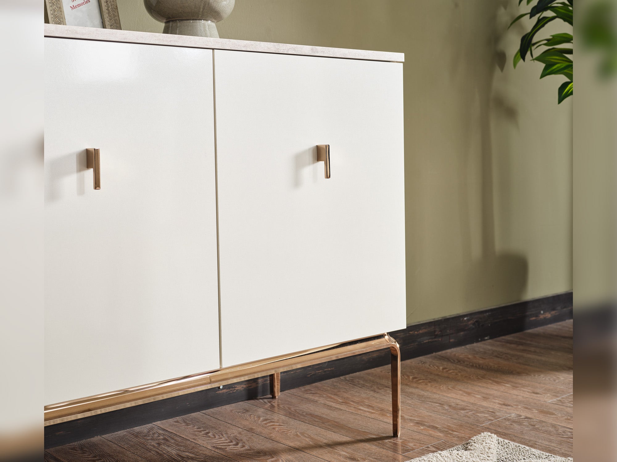 Pamukkale Diningroom (Consol With Mirror & Dining Table & 6 Dining Chair)