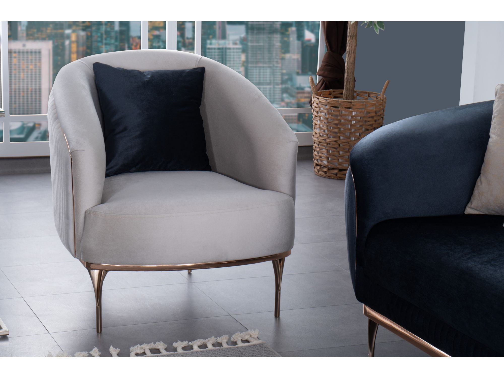 Pandora 4-pieces (2 Sofa & 2 Chair) Livingroom Set