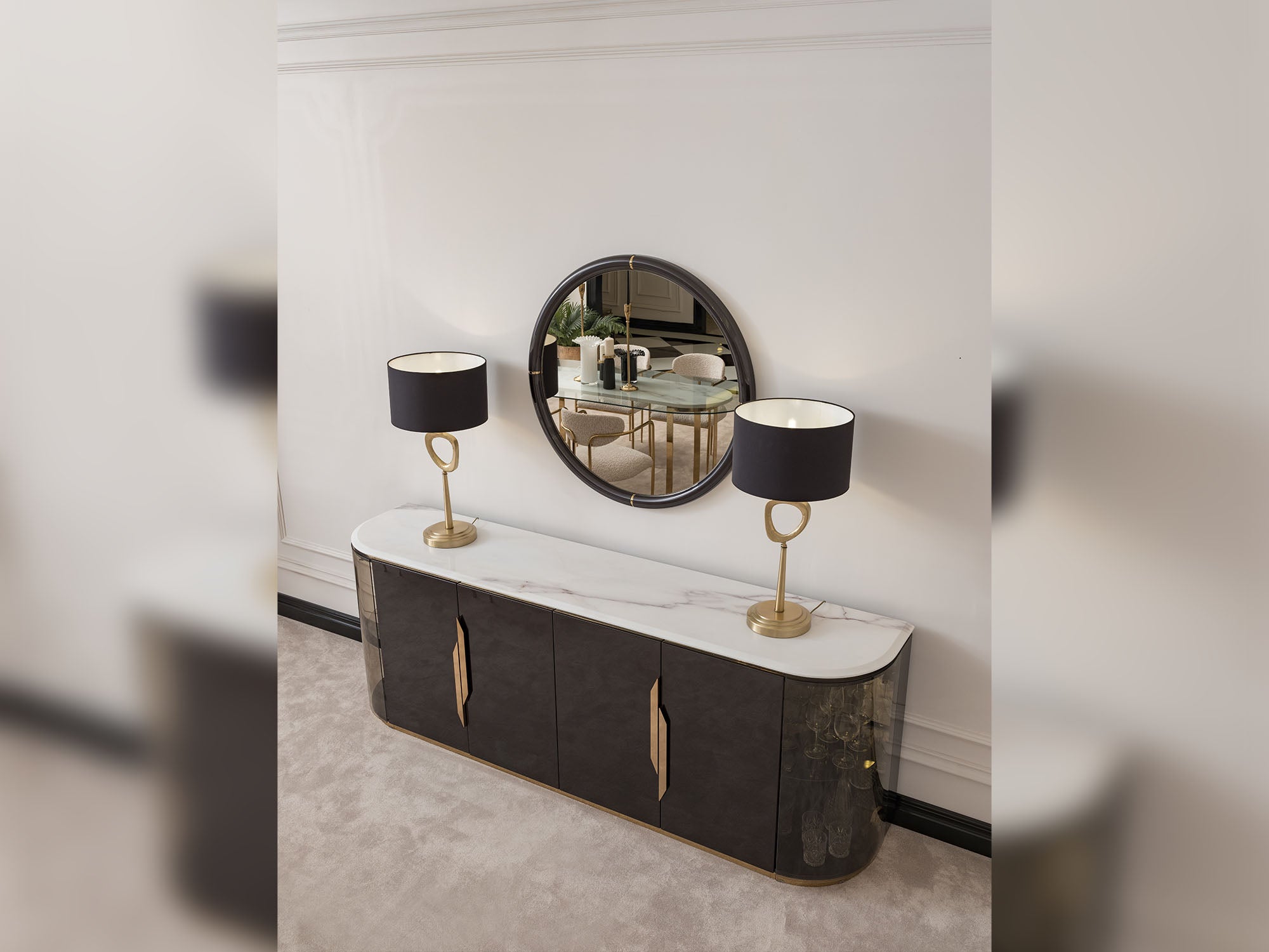 Parma Consol With Mirror