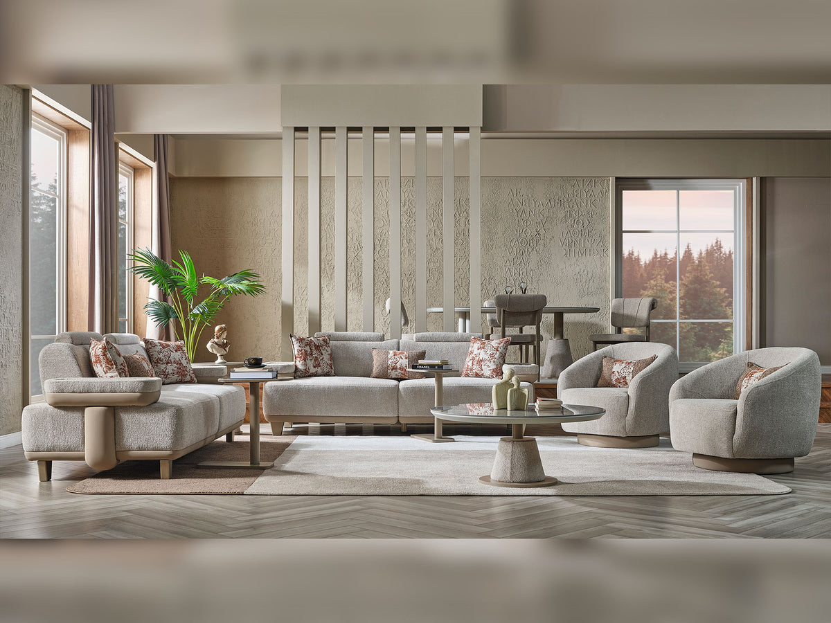 Prag Max 3-pieces (Sofa & Loveseat & Chair) Livingroom