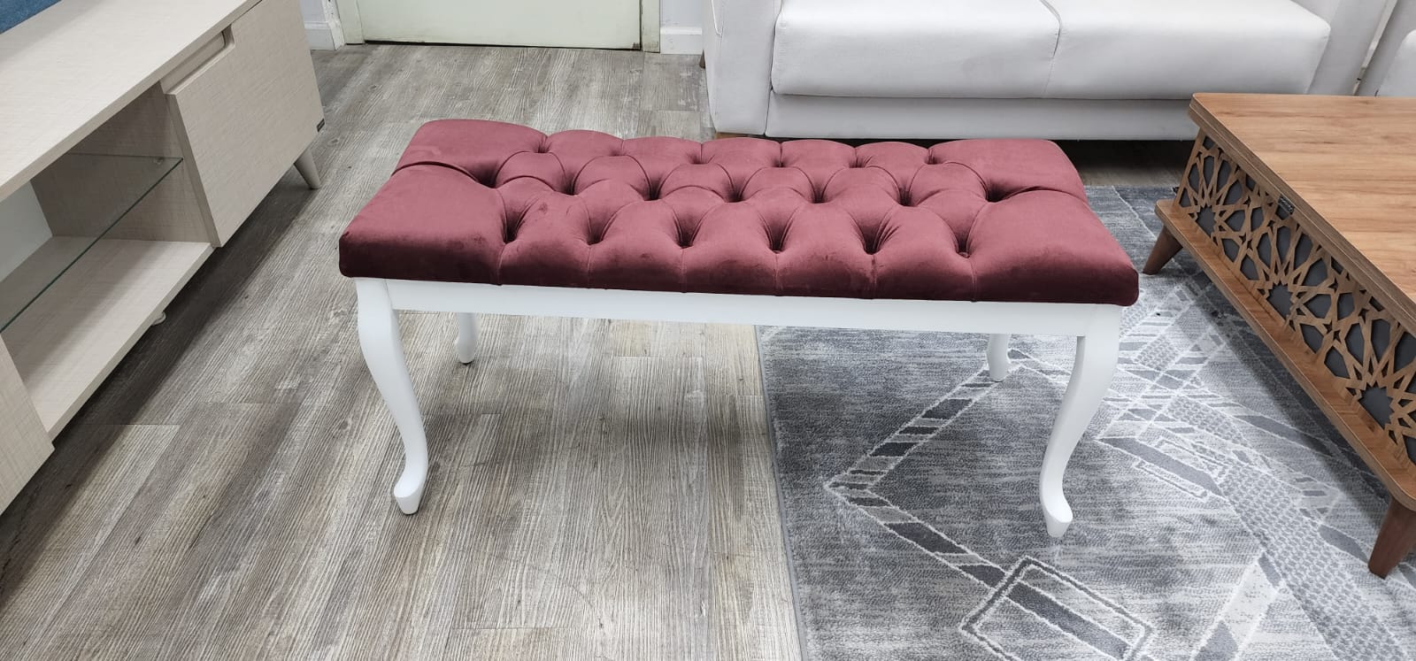 Bench With Wood Legs