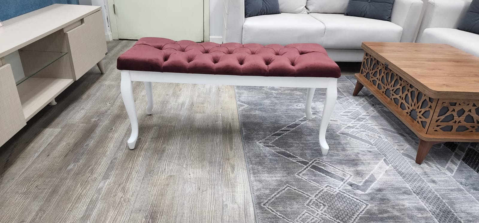 Bench With Wood Legs