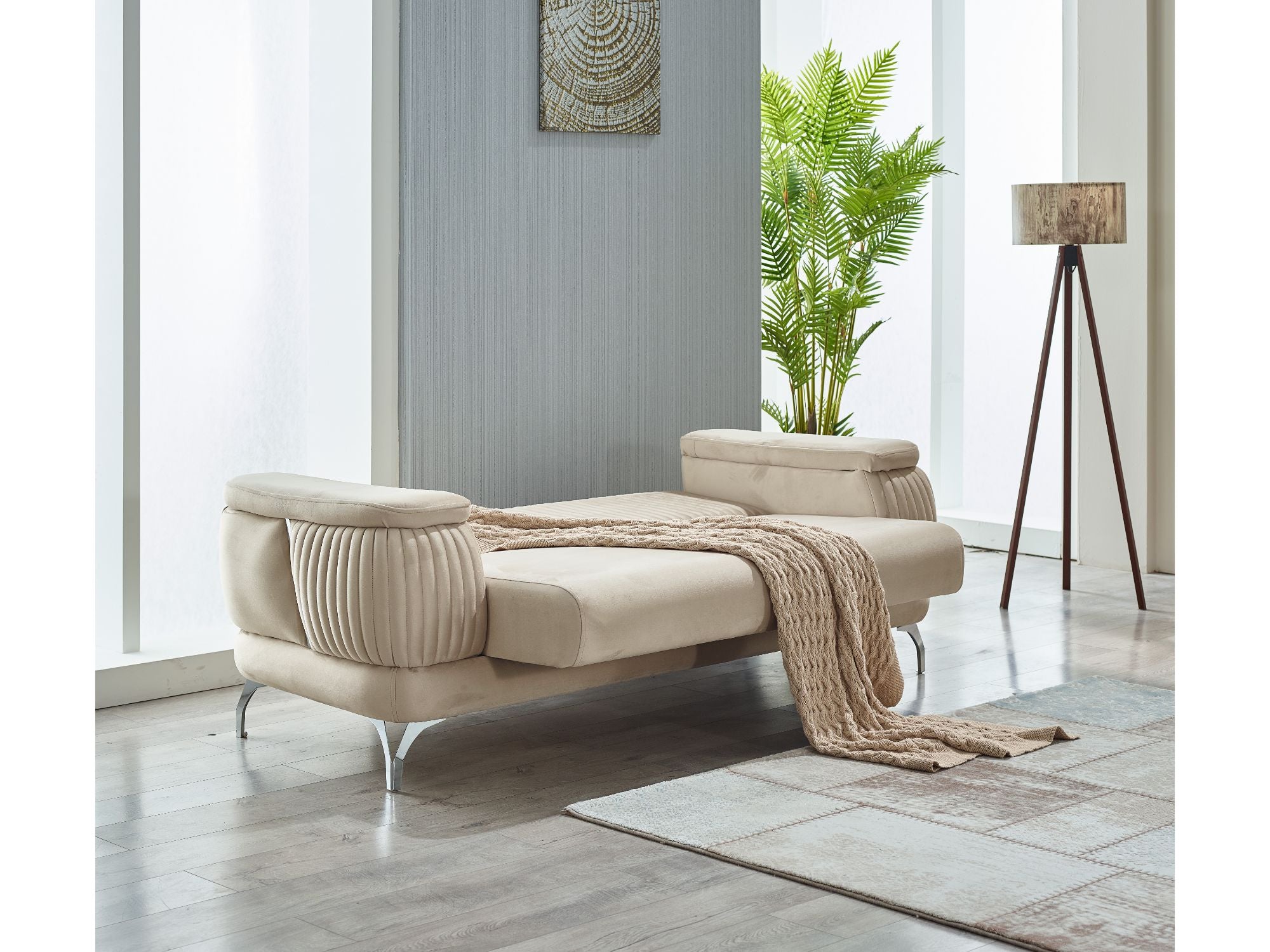 Resital 3-pieces (Sofa & Loveseat & Chair) Livingroom Set Beige