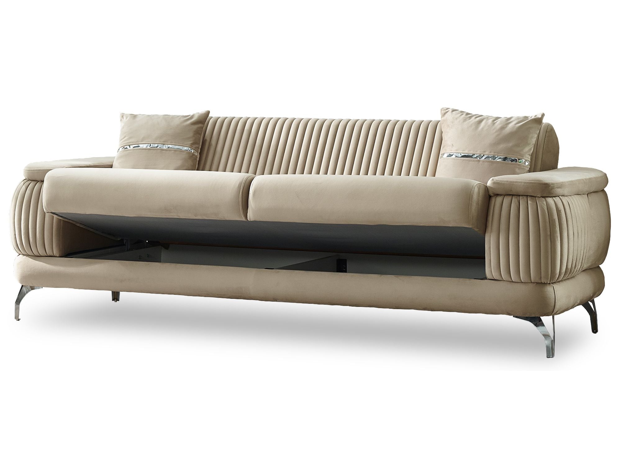 Resital 3-pieces (Sofa & Loveseat & Chair) Livingroom Set Beige