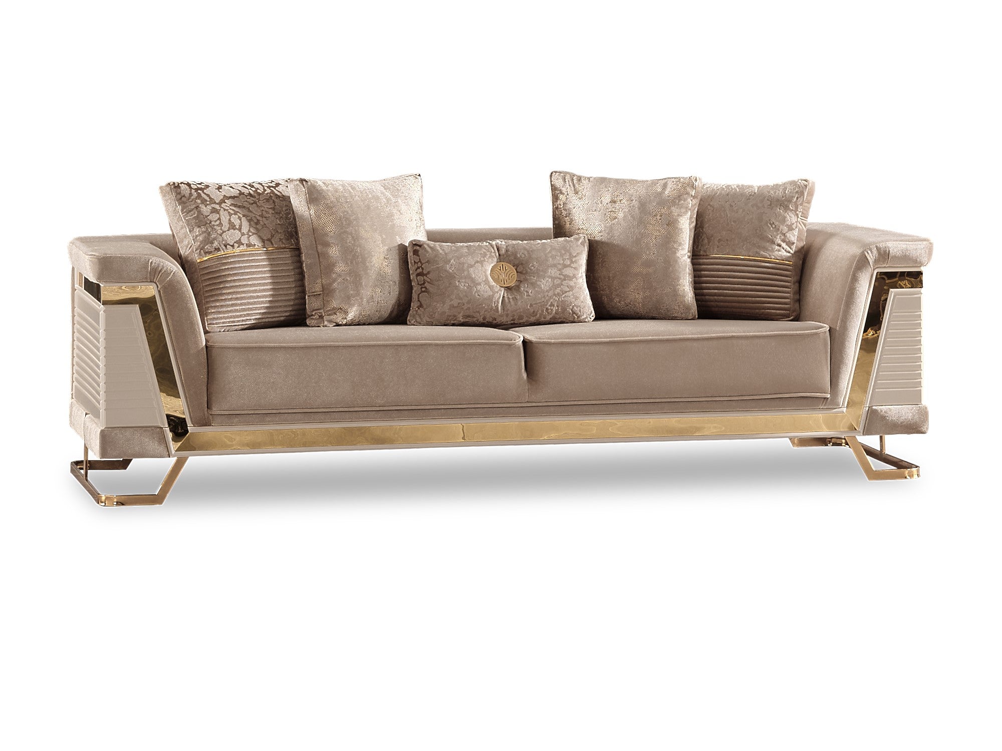 Rixos 3-pieces (Sofa & Loveseat & Chair) Livingroom Set Beige