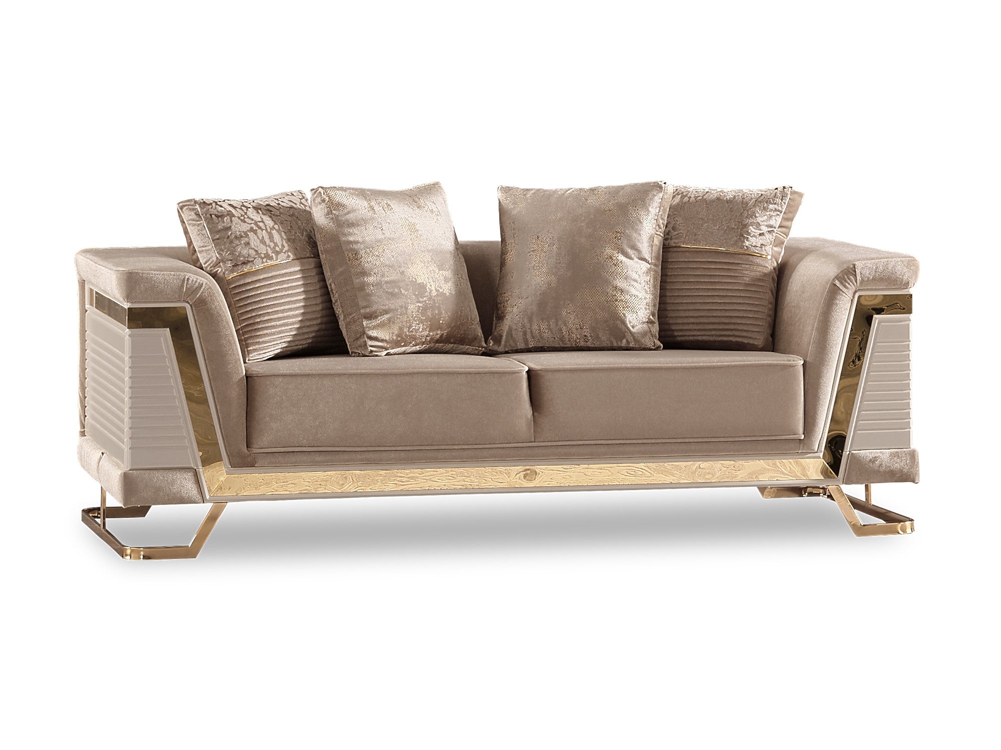 Rixos 3-pieces (Sofa & Loveseat & Chair) Livingroom Set Beige