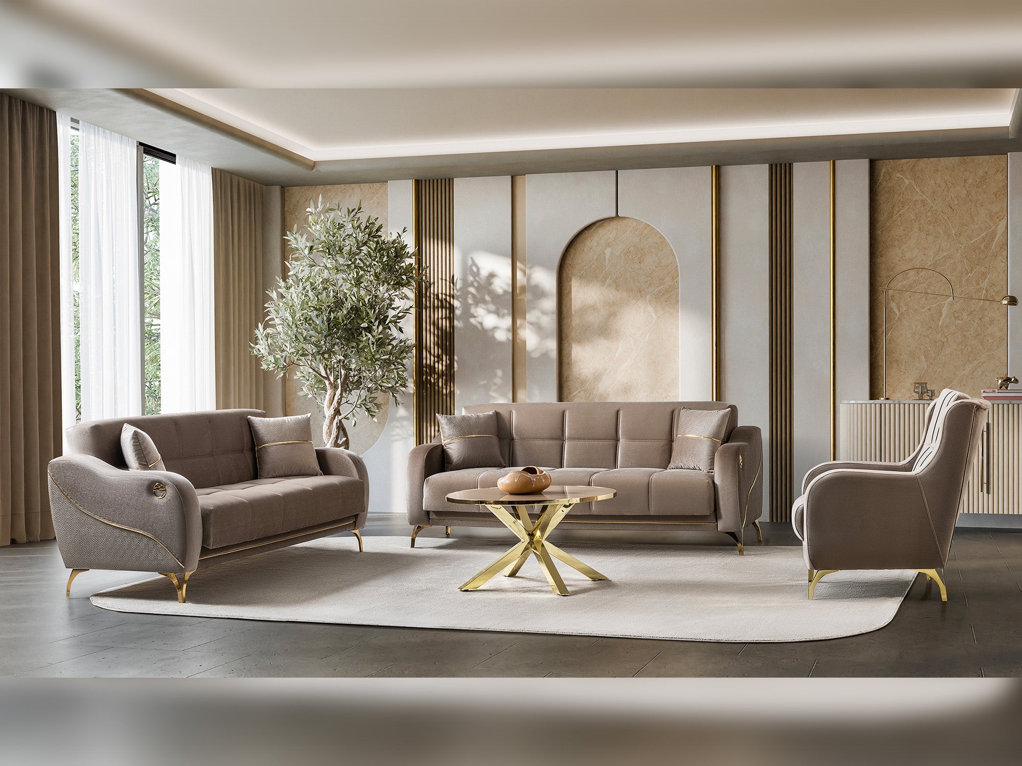 Rolex Convertible Sofa