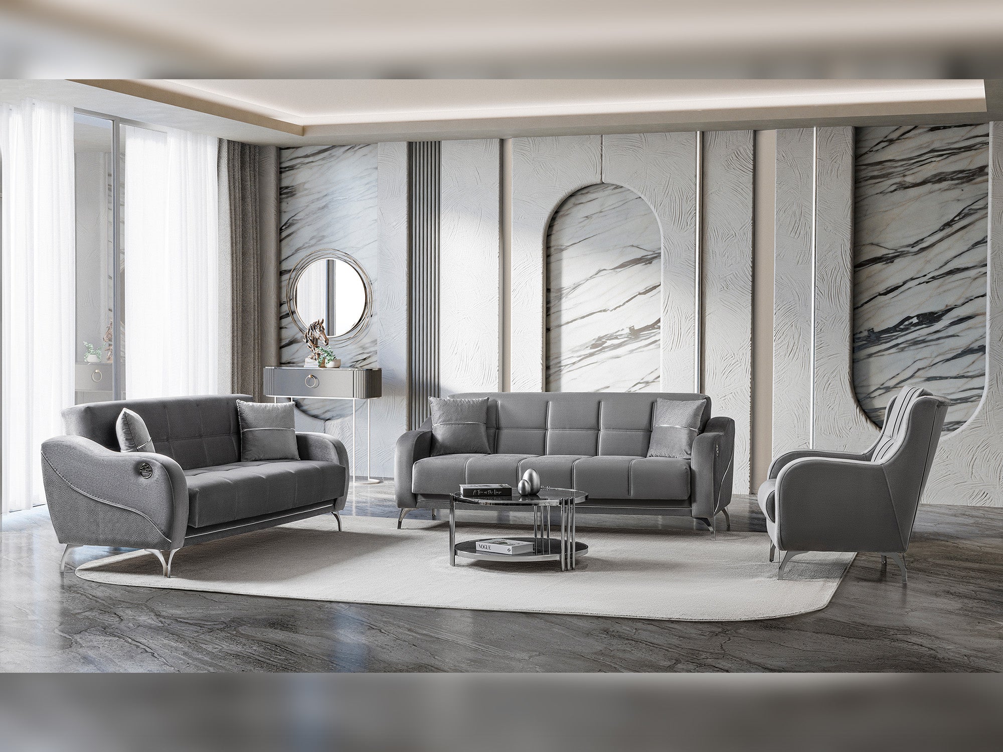 Rolex Convertible Sofa