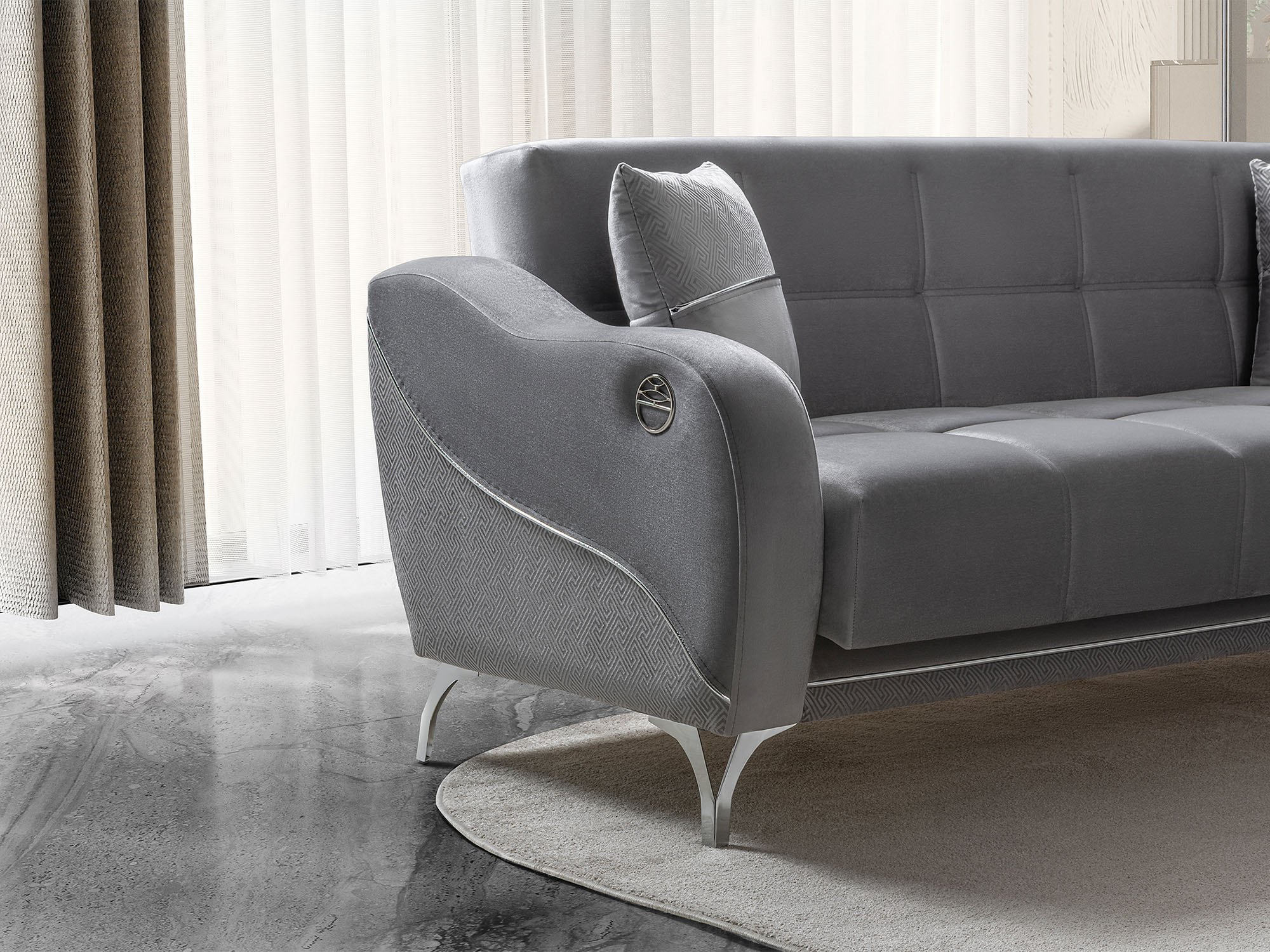 Rolex Convertible Sofa