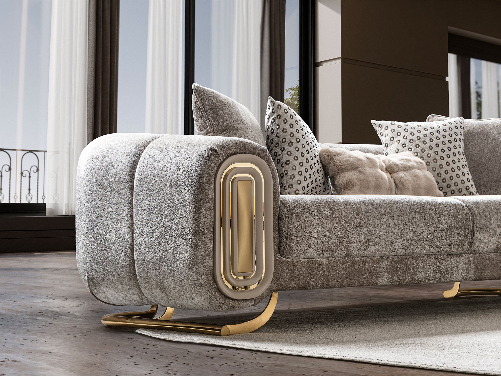 Romeo Stationary Loveseat