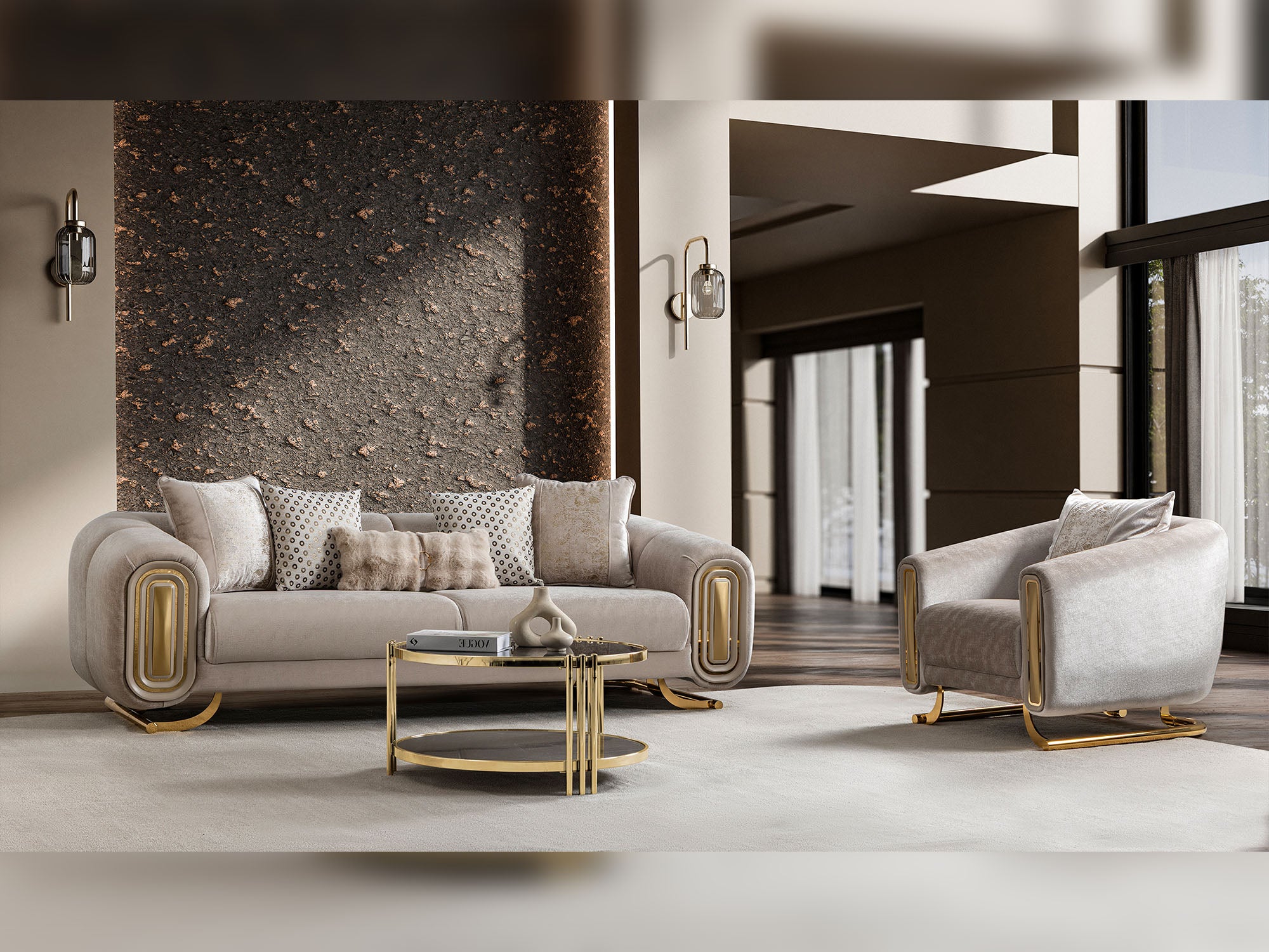 Romeo Stationary Loveseat