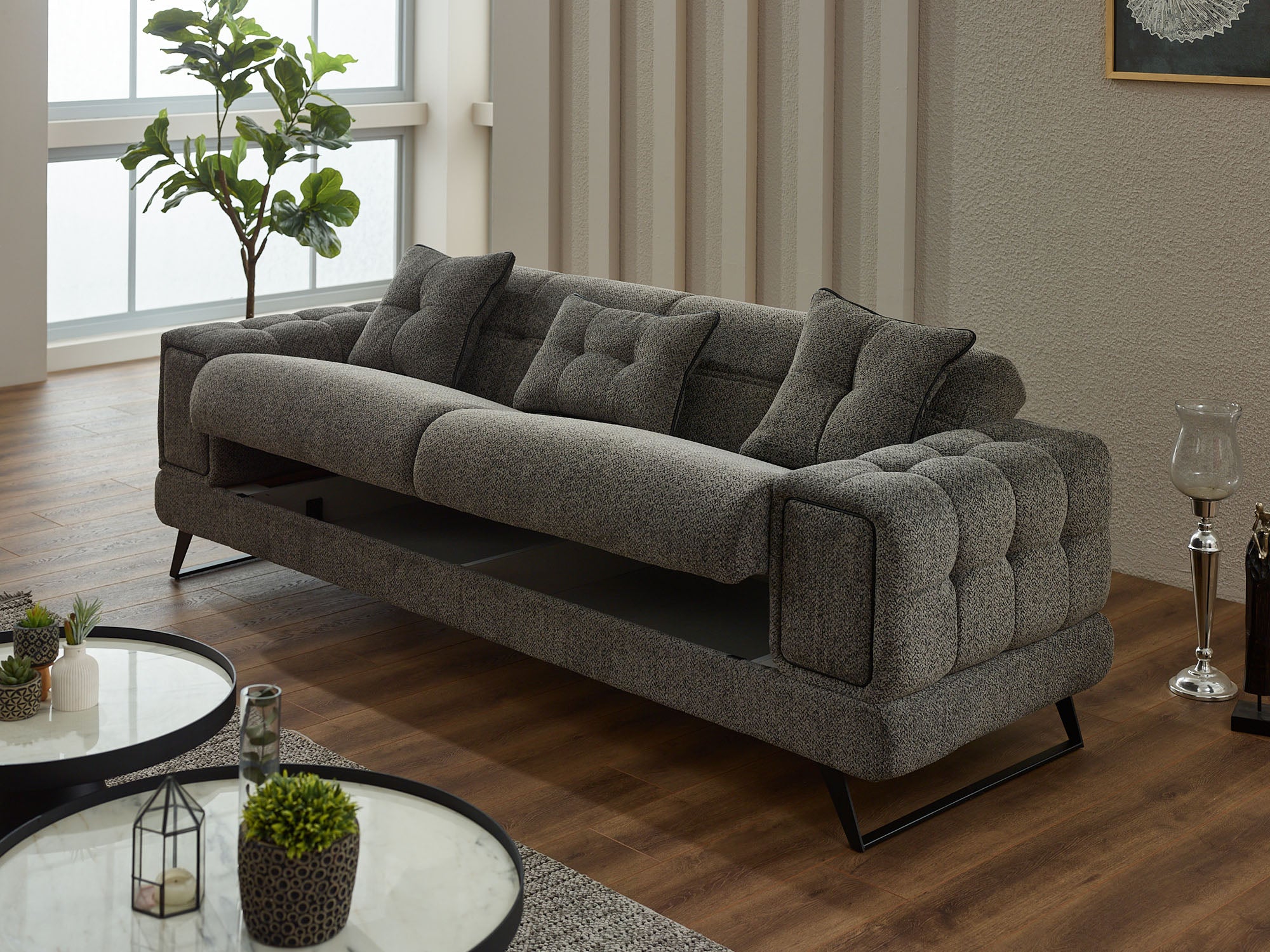 Rose Convertible Loveseat