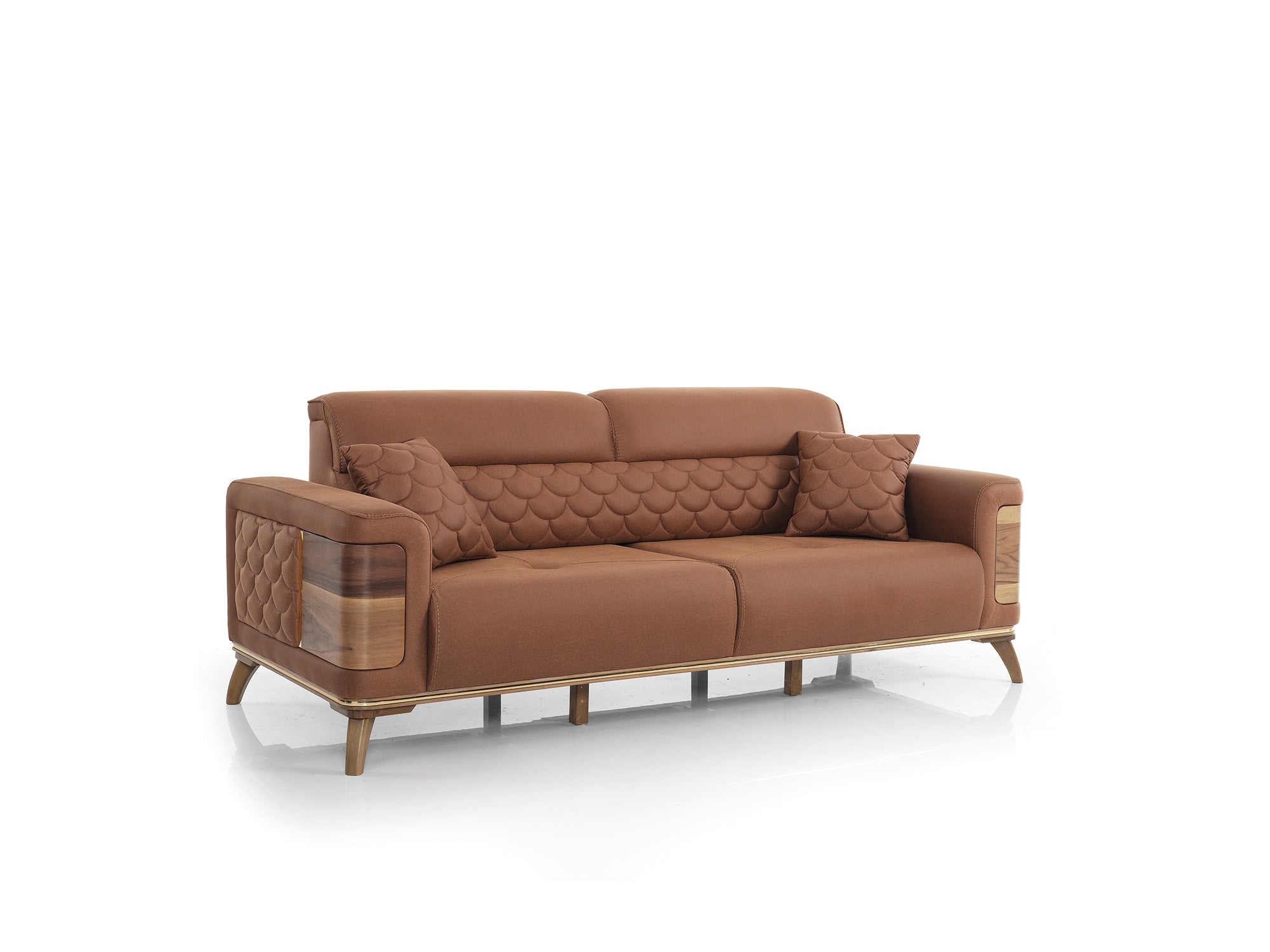 Ruby Convertible Sofa Brick