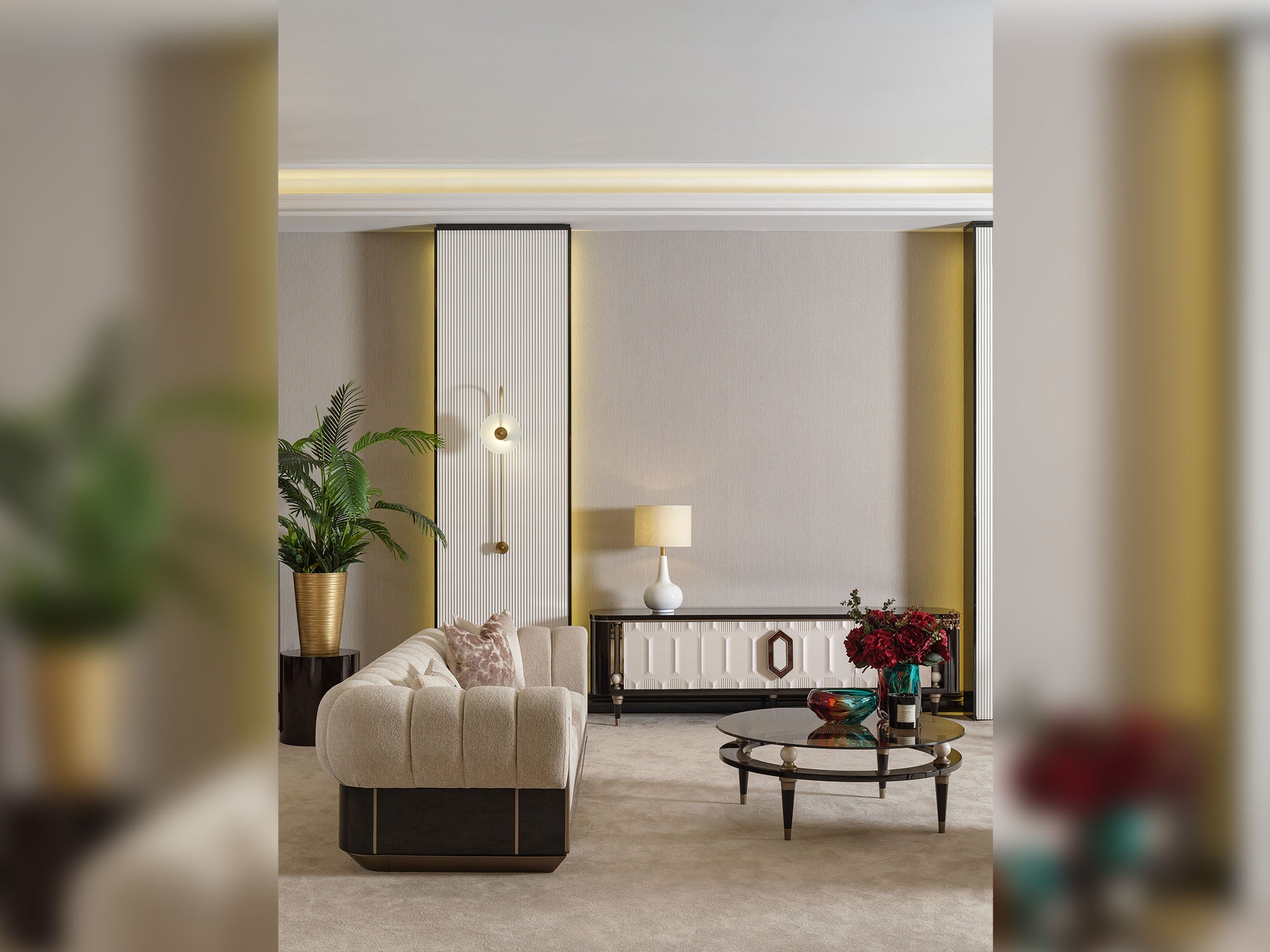 Senato Stationary Four Seat Sofa