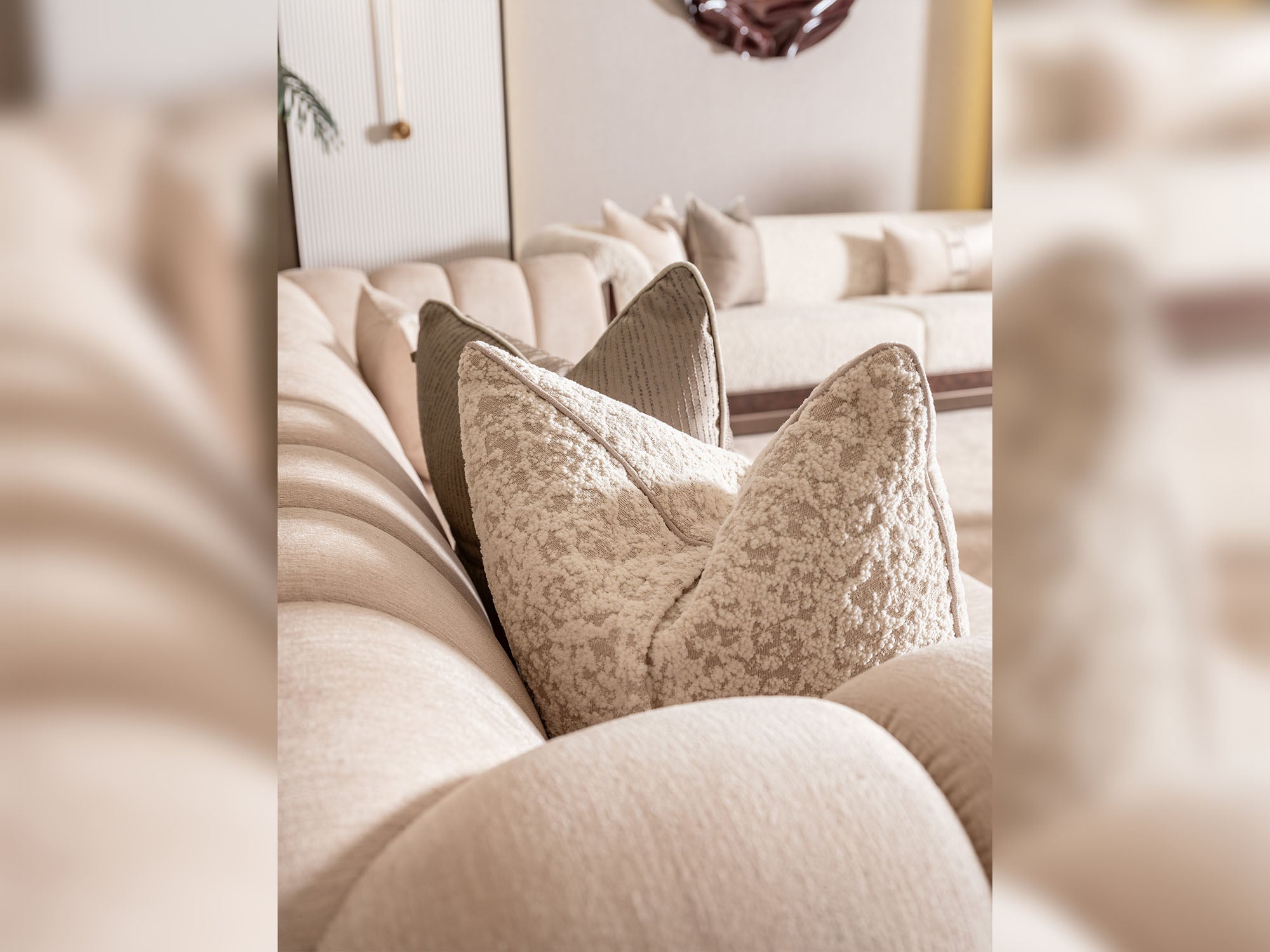 Senato Stationary Four Seater Lux Sofa