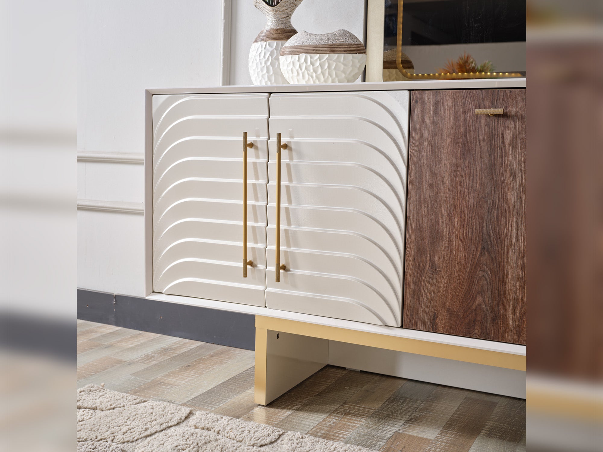 Sidney Diningroom (Consol With Mirror & Dining Table & 6 Dining Chair)