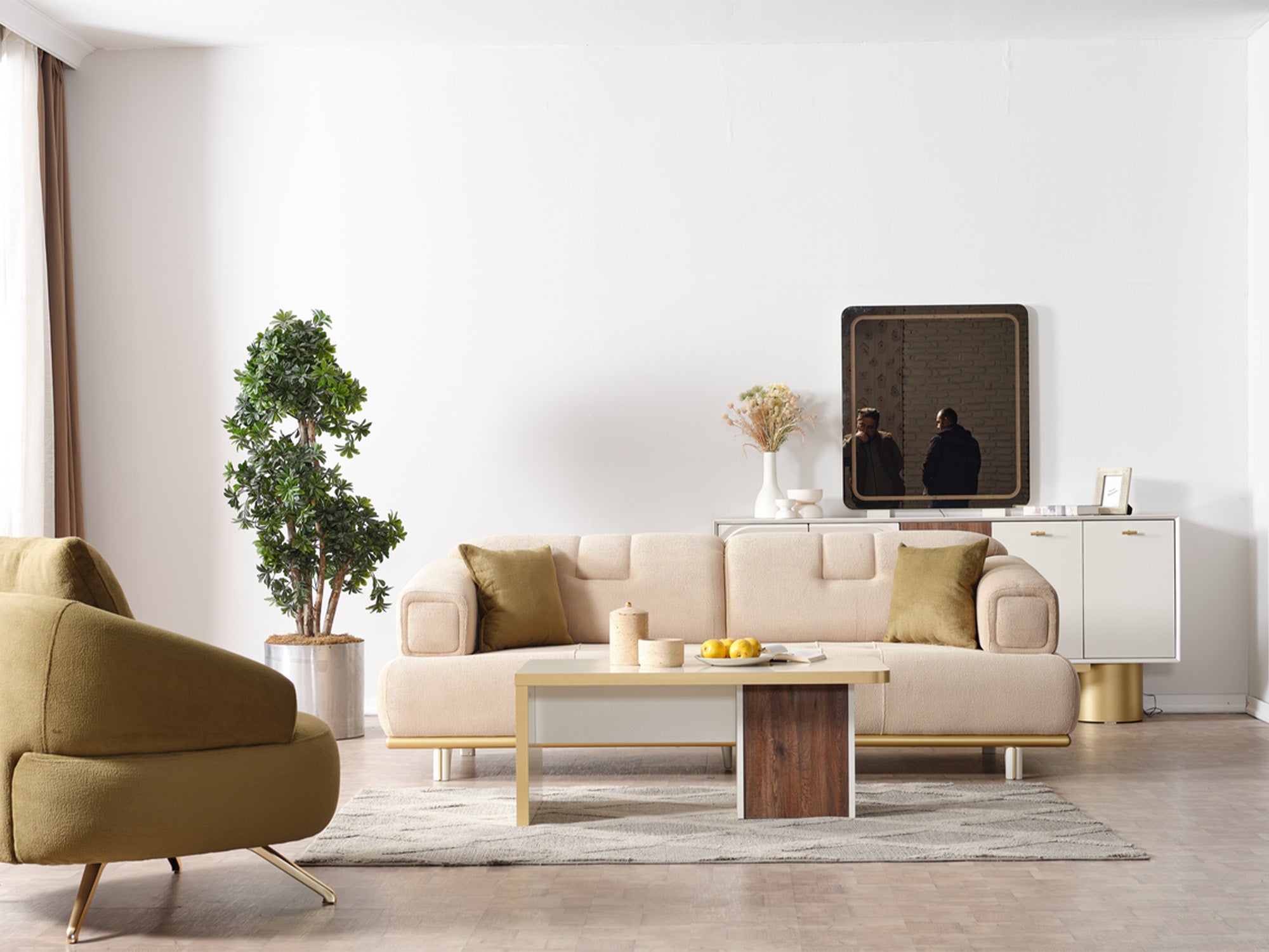 Sidney 3-pieces (Sofa & Loveseat & Chair) Livingroom