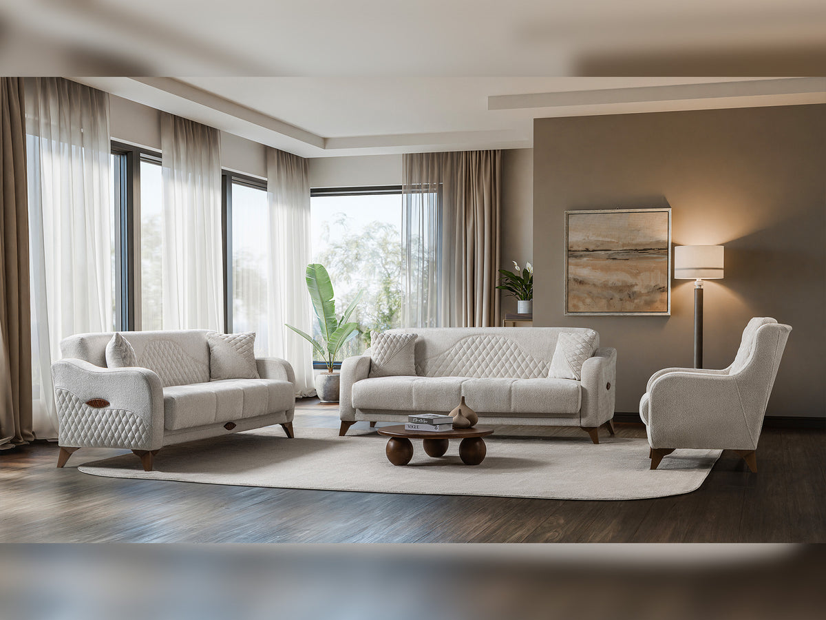 Smart 3-pieces (Sofa & Loveseat & Chair) Livingroom Set